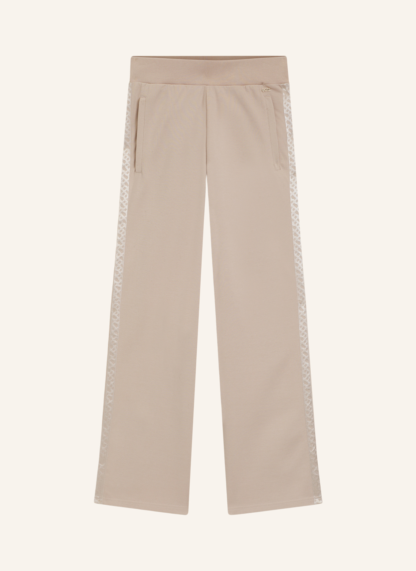 BOSS Loungewear Unterteil B TEXTURE_PANTS: BEIGE