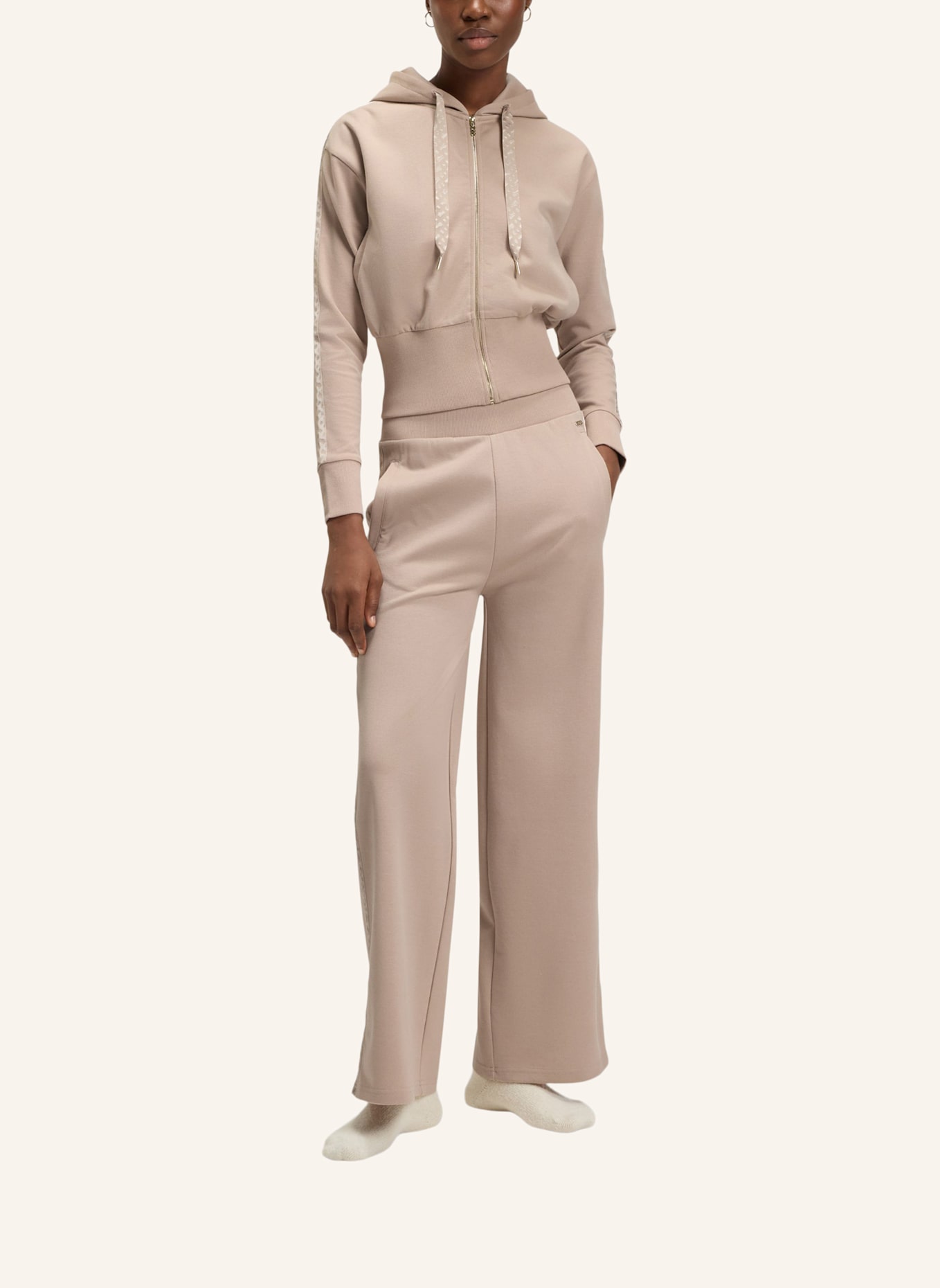 BOSS Loungewear Unterteil B TEXTURE_PANTS: BEIGE