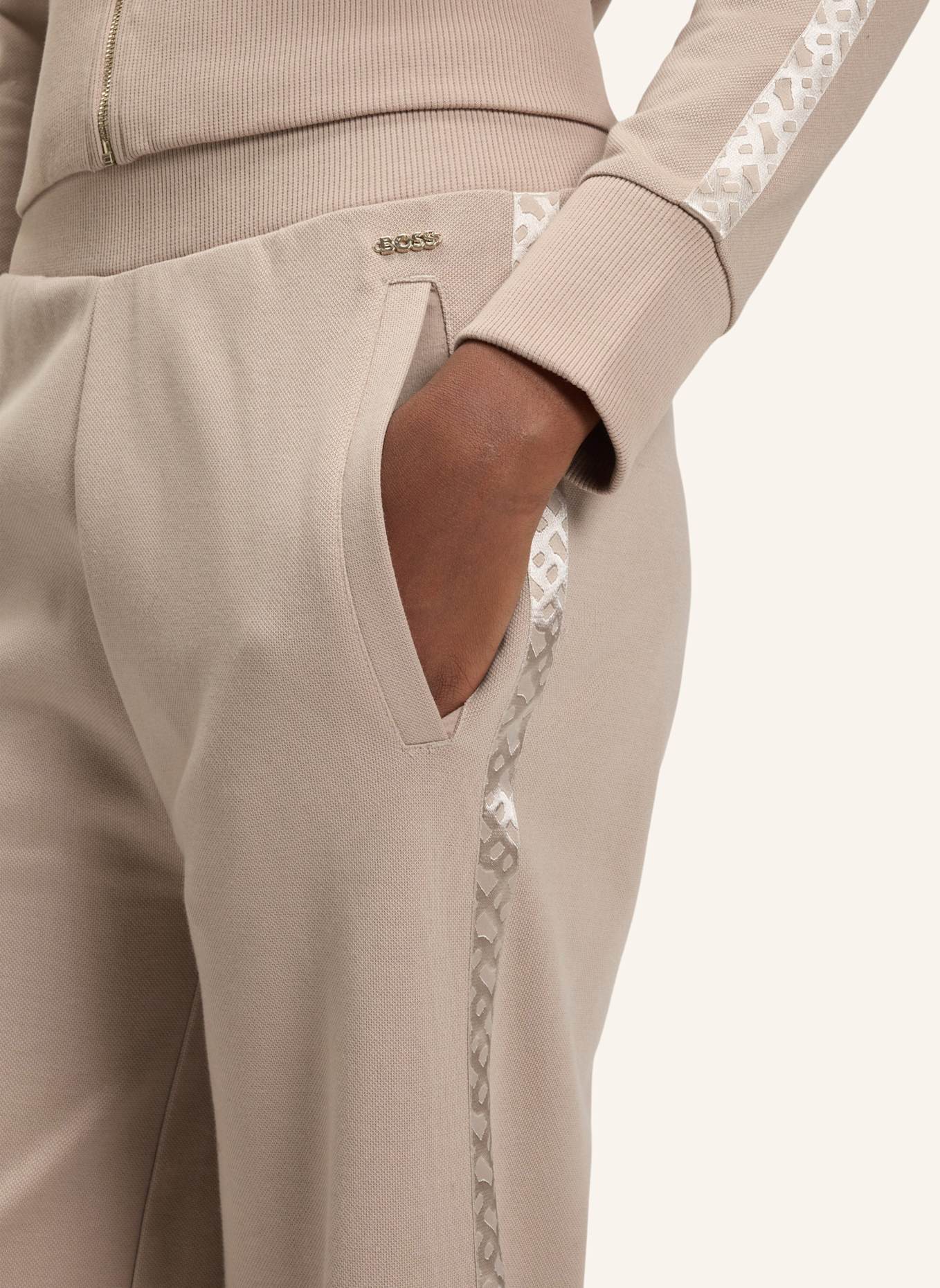 BOSS Loungewear Unterteil B TEXTURE_PANTS: BEIGE