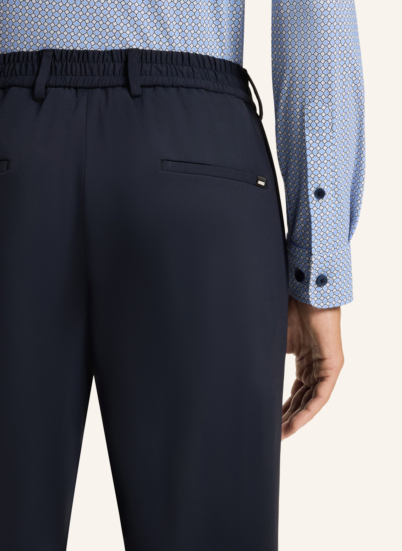 BOSS Business Hose P-GENIUSJ-RDS-WG-233 Slim Fit: DUNKELBLAU
