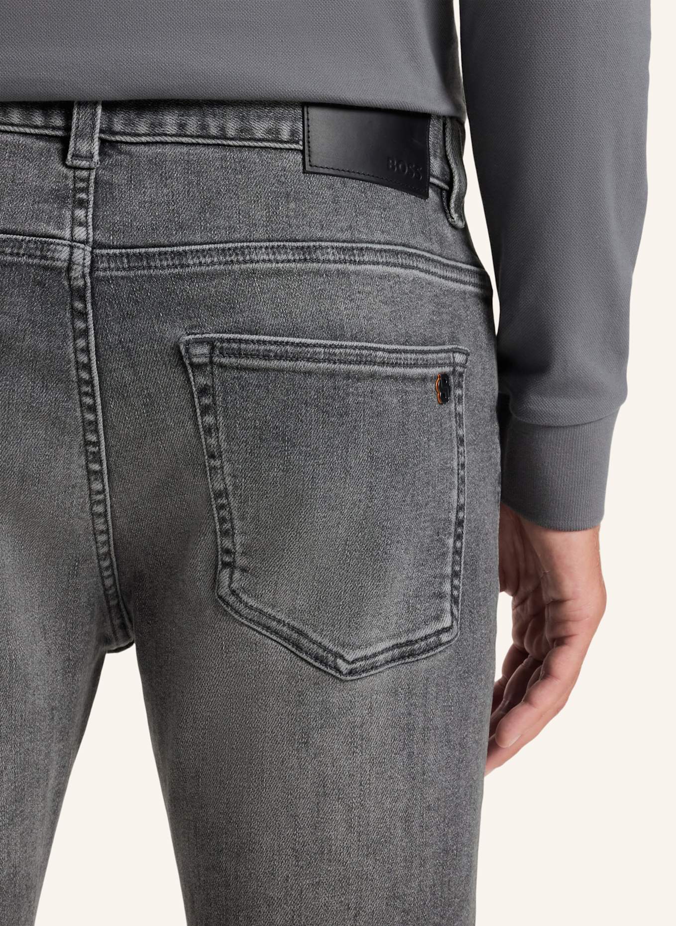 BOSS Jeans DELAWARE BO Slim Fit: GRAU