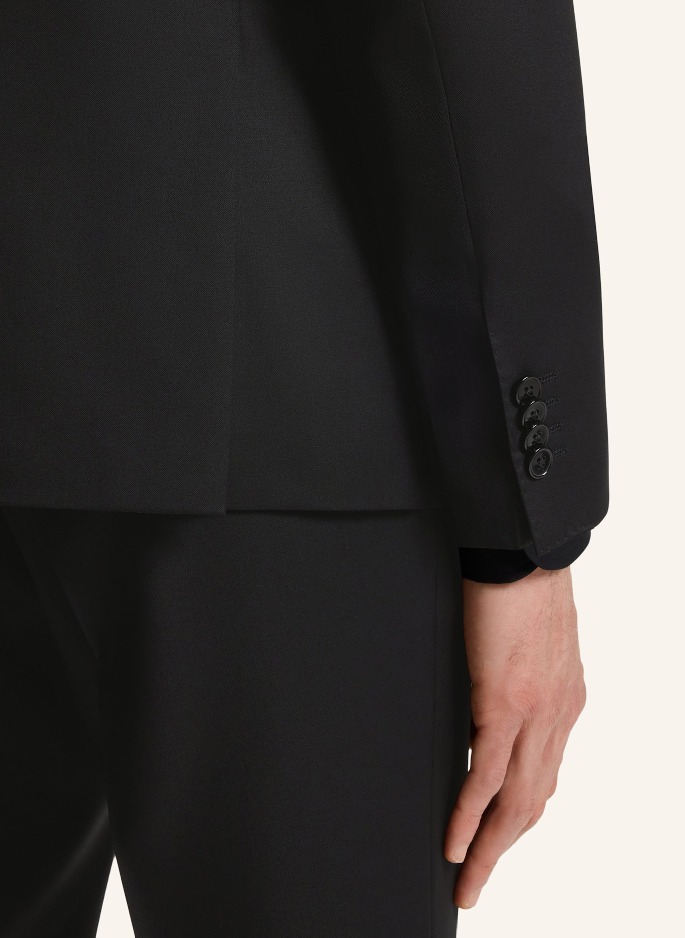 BOSS Anzugsakko HUGE Slim Fit: SCHWARZ