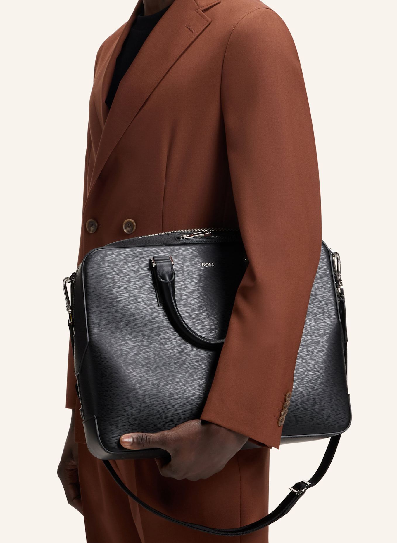 BOSS Dokumentenmappe LUMINARY_DOC CASE: SCHWARZ