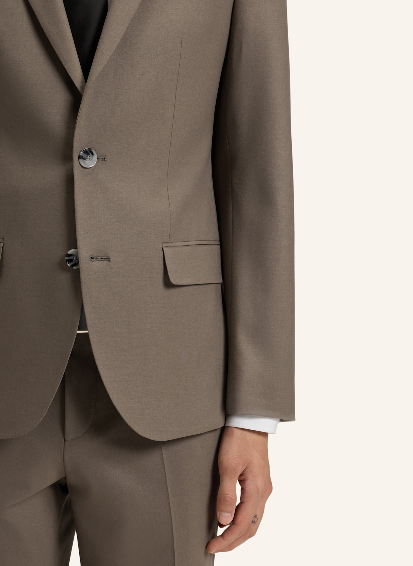 HUGO Business Anzug HENRY/GETLIN232X Slim Fit: GRAU