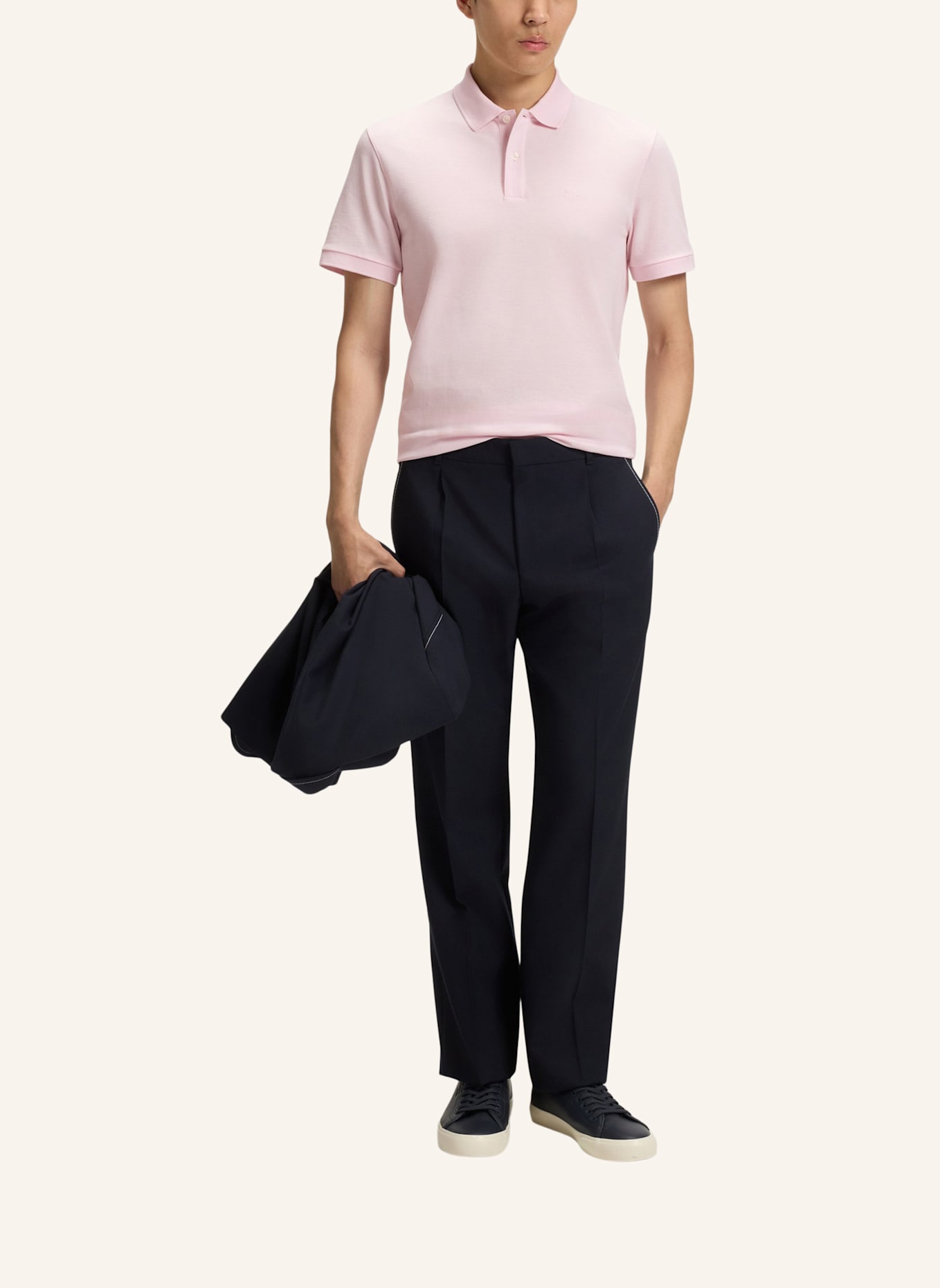 BOSS Poloshirt PALLAS Regular Fit: HELLROSA