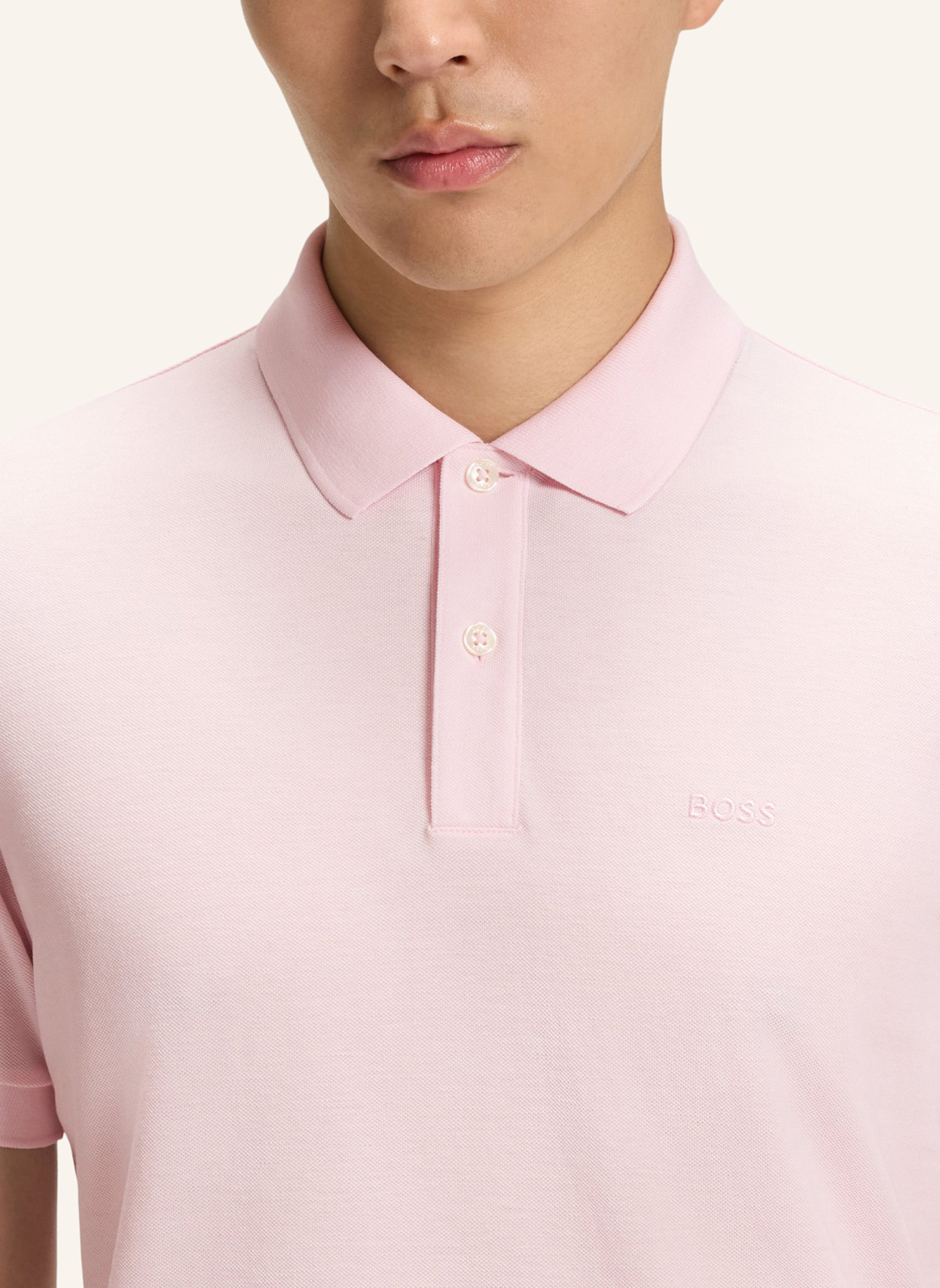 BOSS Poloshirt PALLAS Regular Fit: HELLROSA
