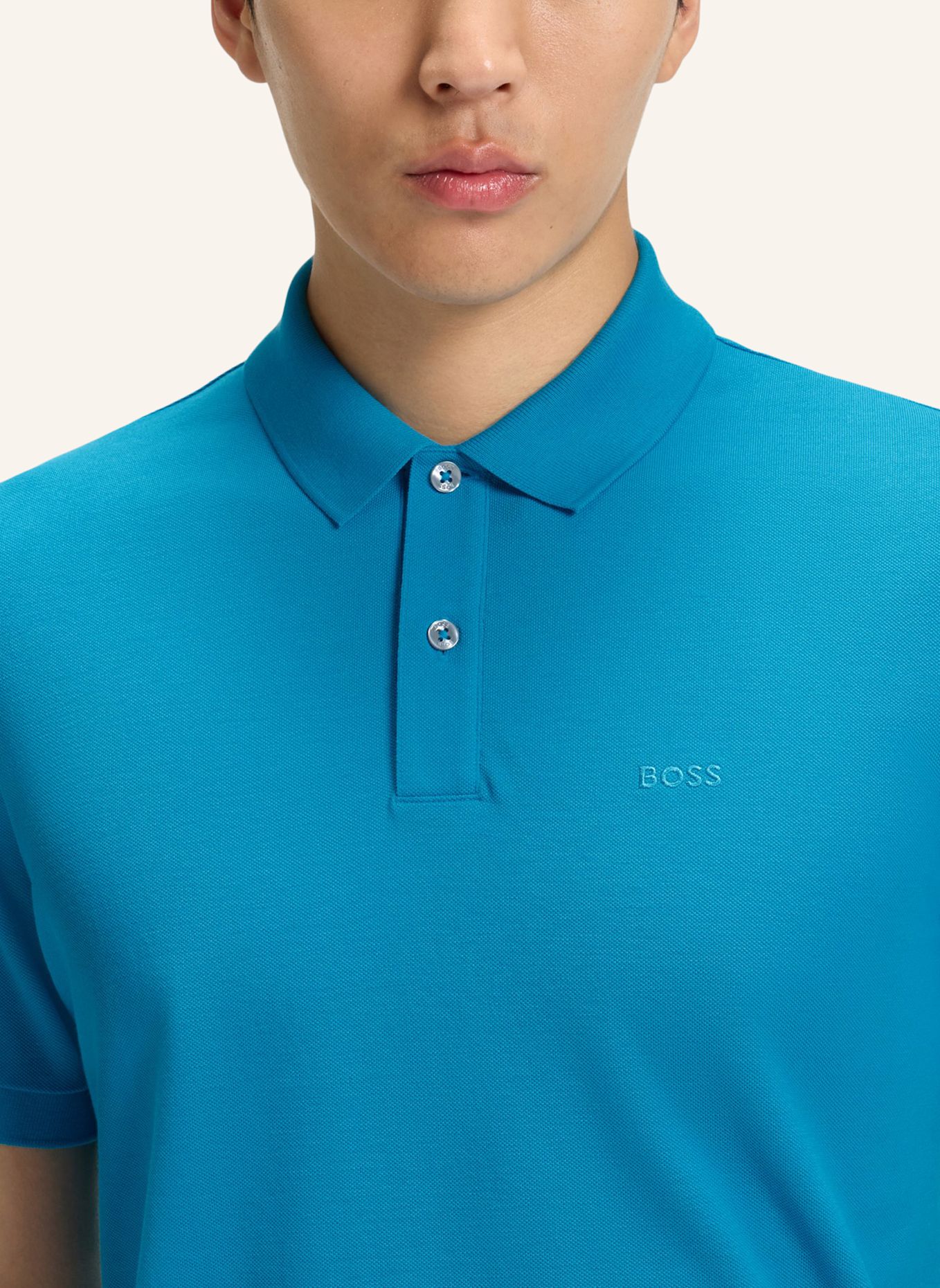 BOSS Poloshirt PALLAS Regular Fit: TÜRKIS
