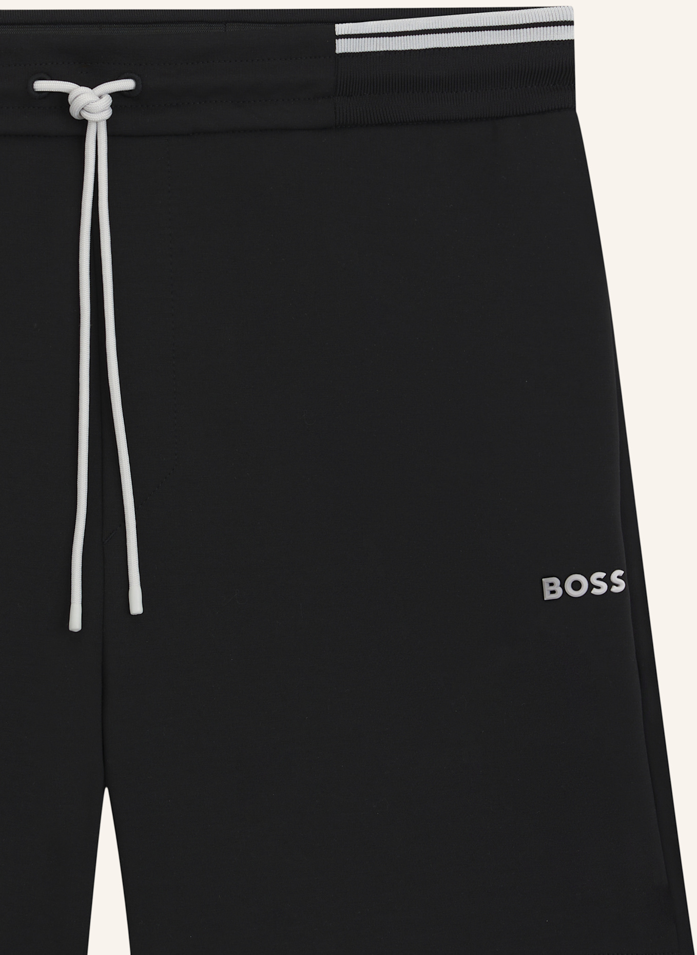 BOSS Casual Hose SHORTS ZONE Regular Fit: SCHWARZ