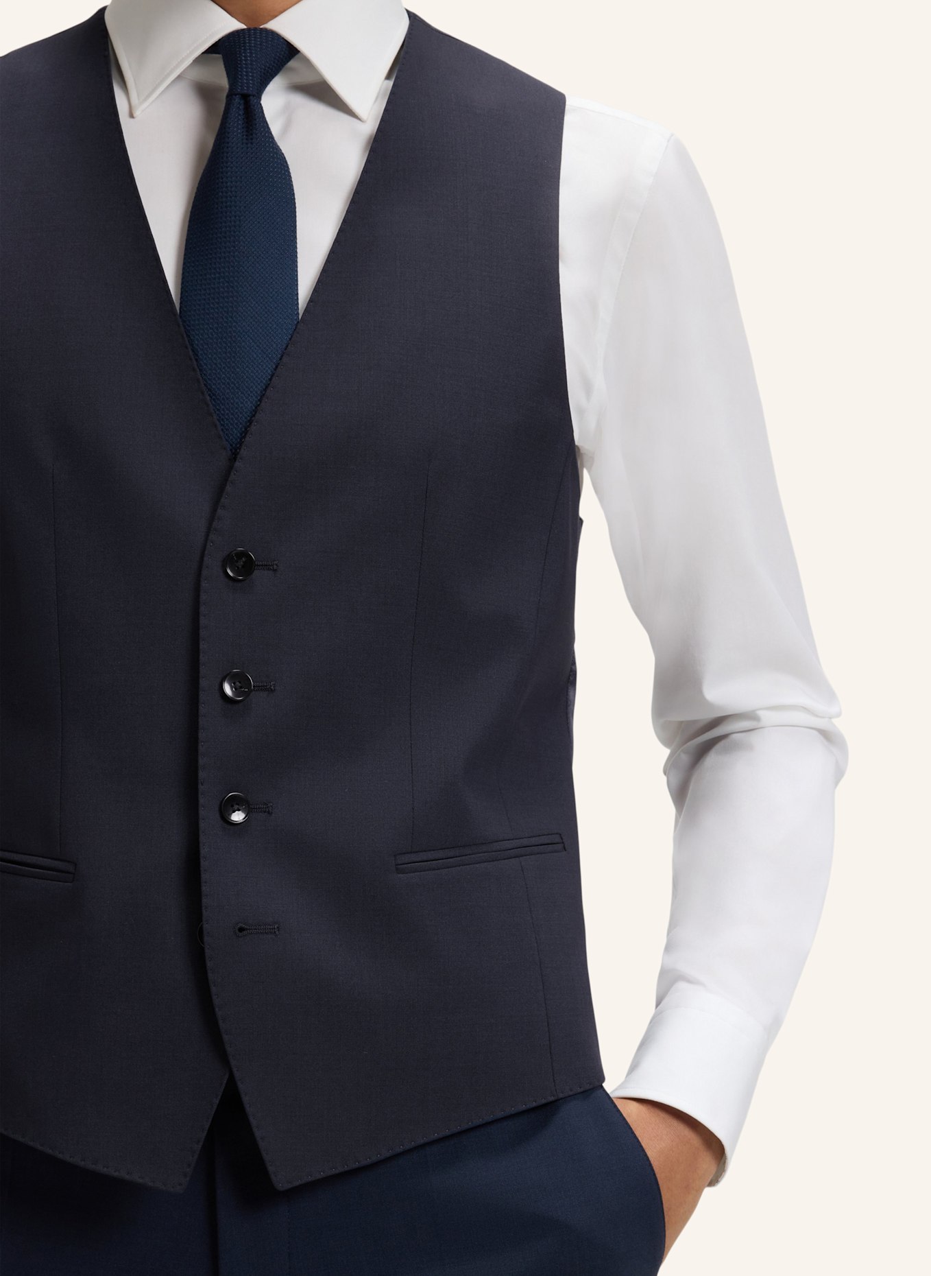 BOSS West H-HUGE-VEST-MM-224 Slim Fit: HELLBLAU