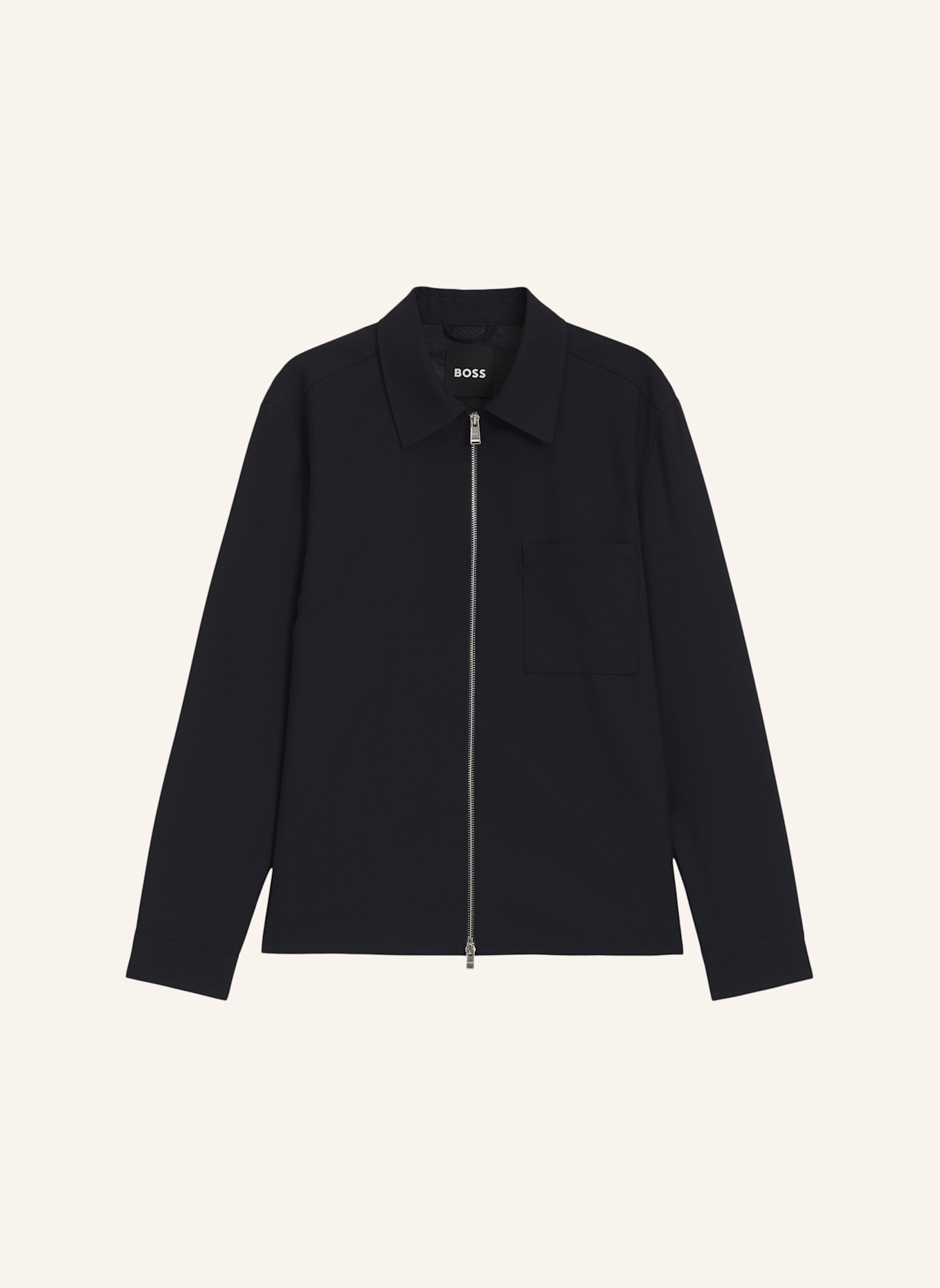 BOSS Blazer C-CARPER-ZIP-253 Regular Fit: DUNKELBLAU