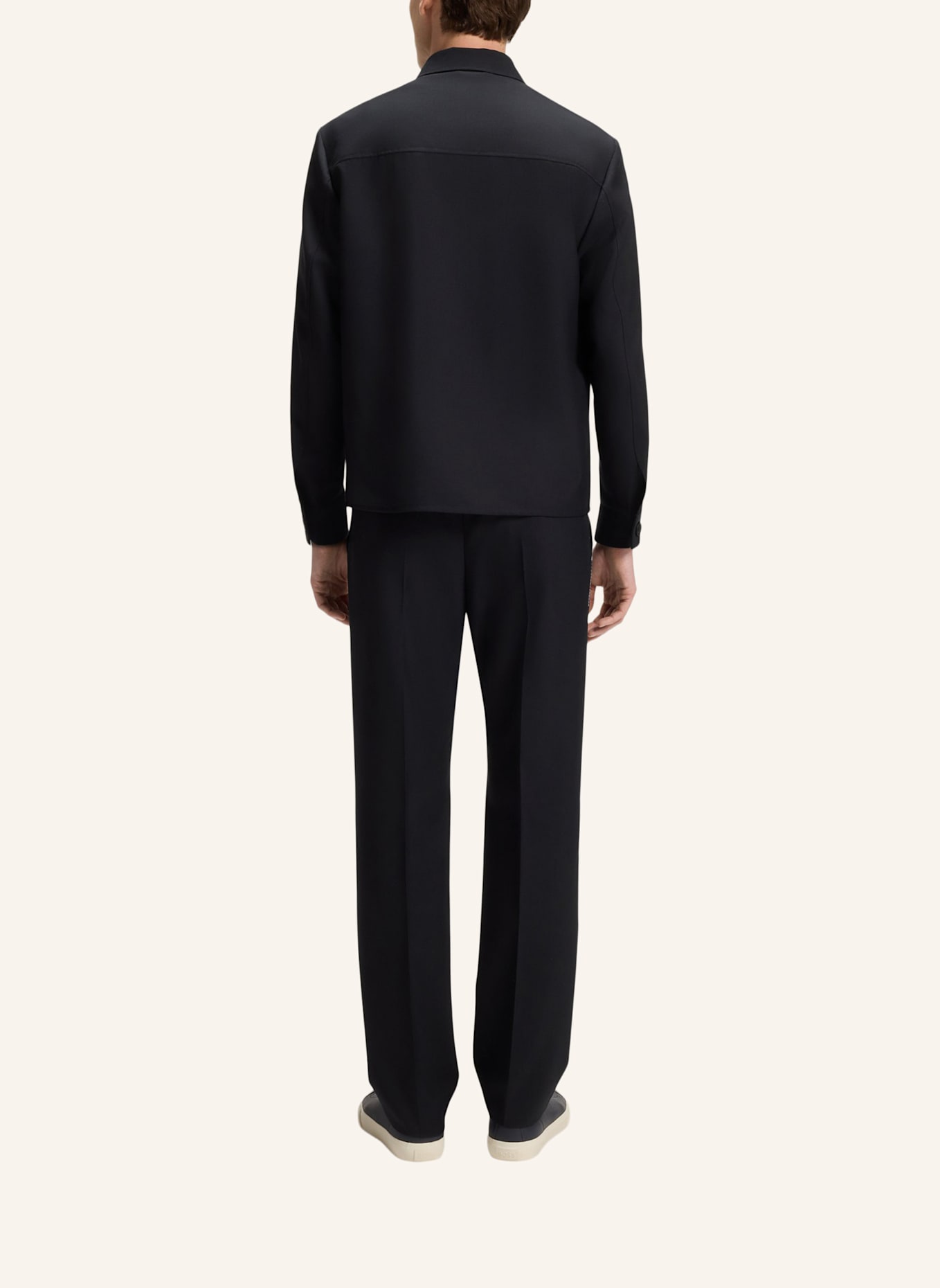 BOSS Blazer C-CARPER-ZIP-253 Regular Fit: DUNKELBLAU