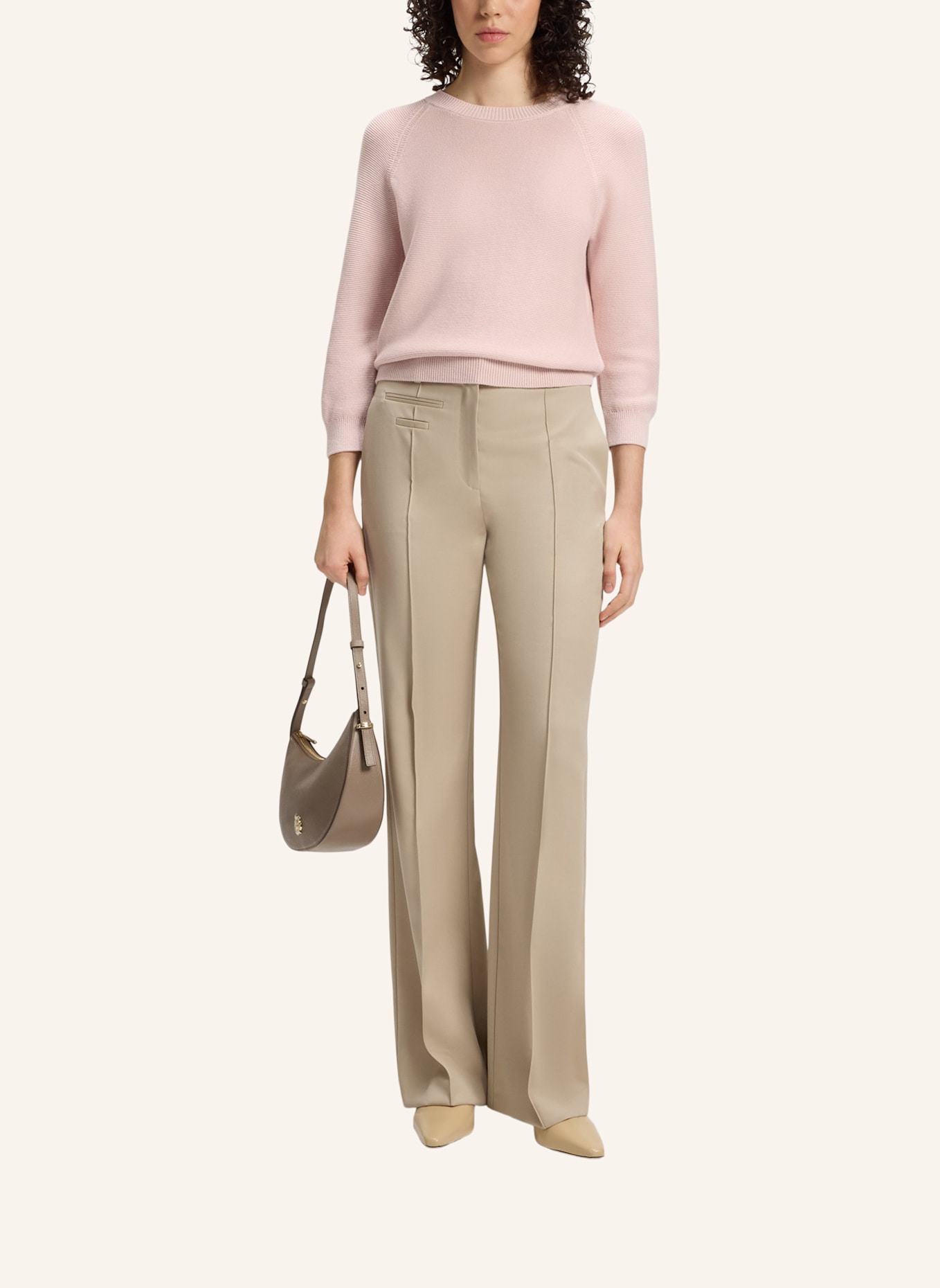 BOSS Pullover FOVILA Relaxed Fit: LILA