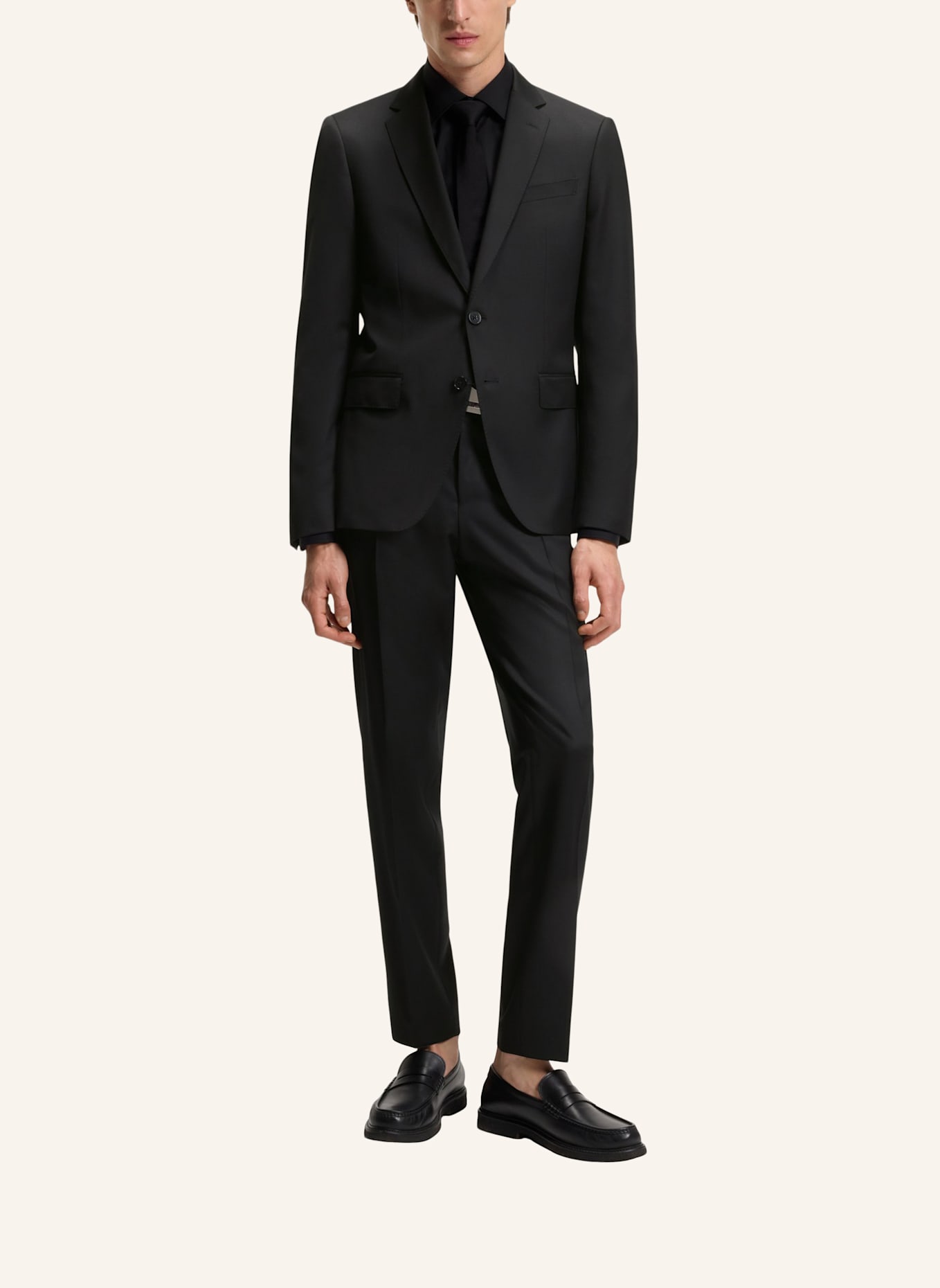 BOSS Anzugsakko HUGE Slim Fit: SCHWARZ