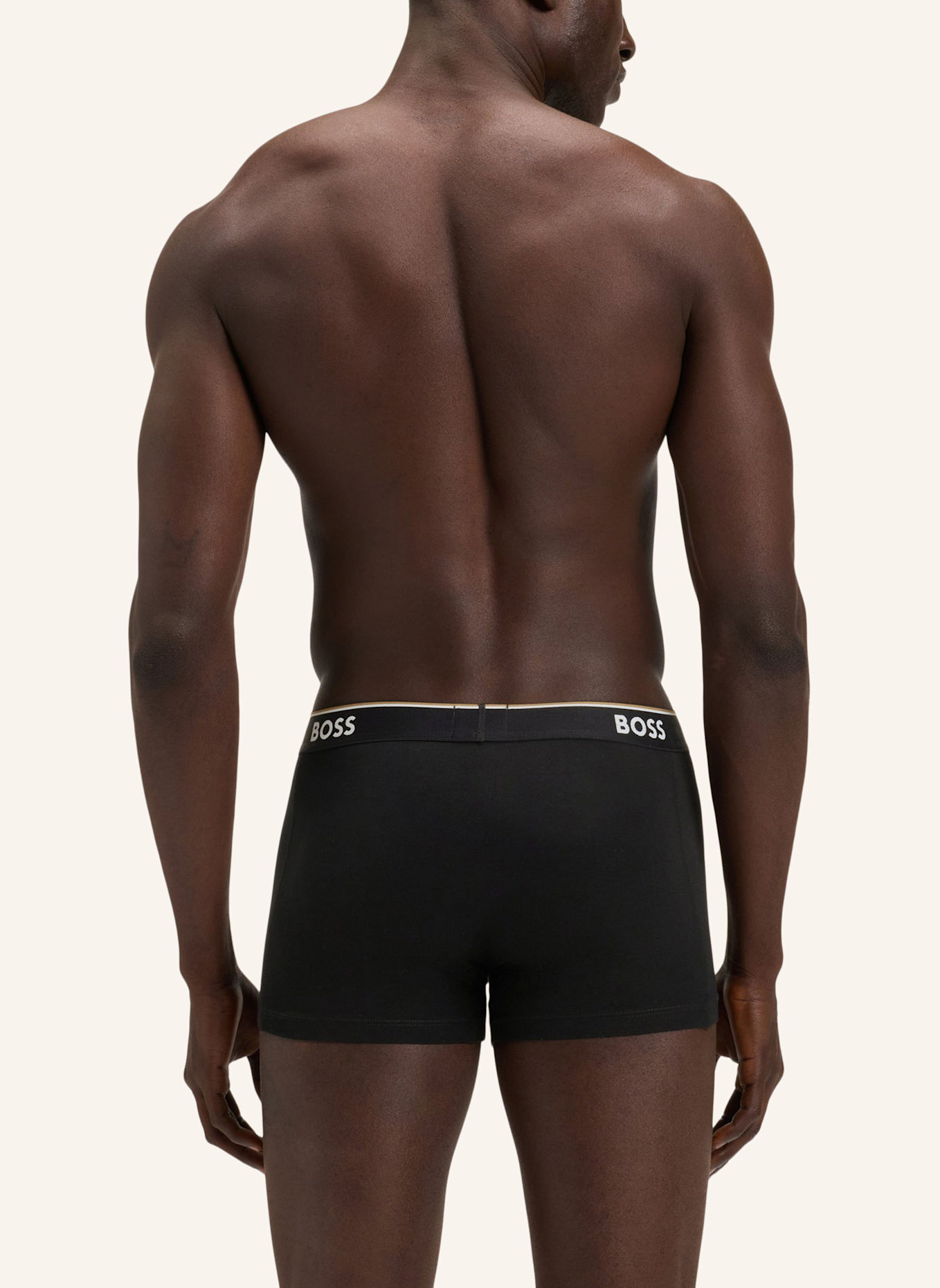 BOSS 3er-Pack Boxershorts POWER: SCHWARZ