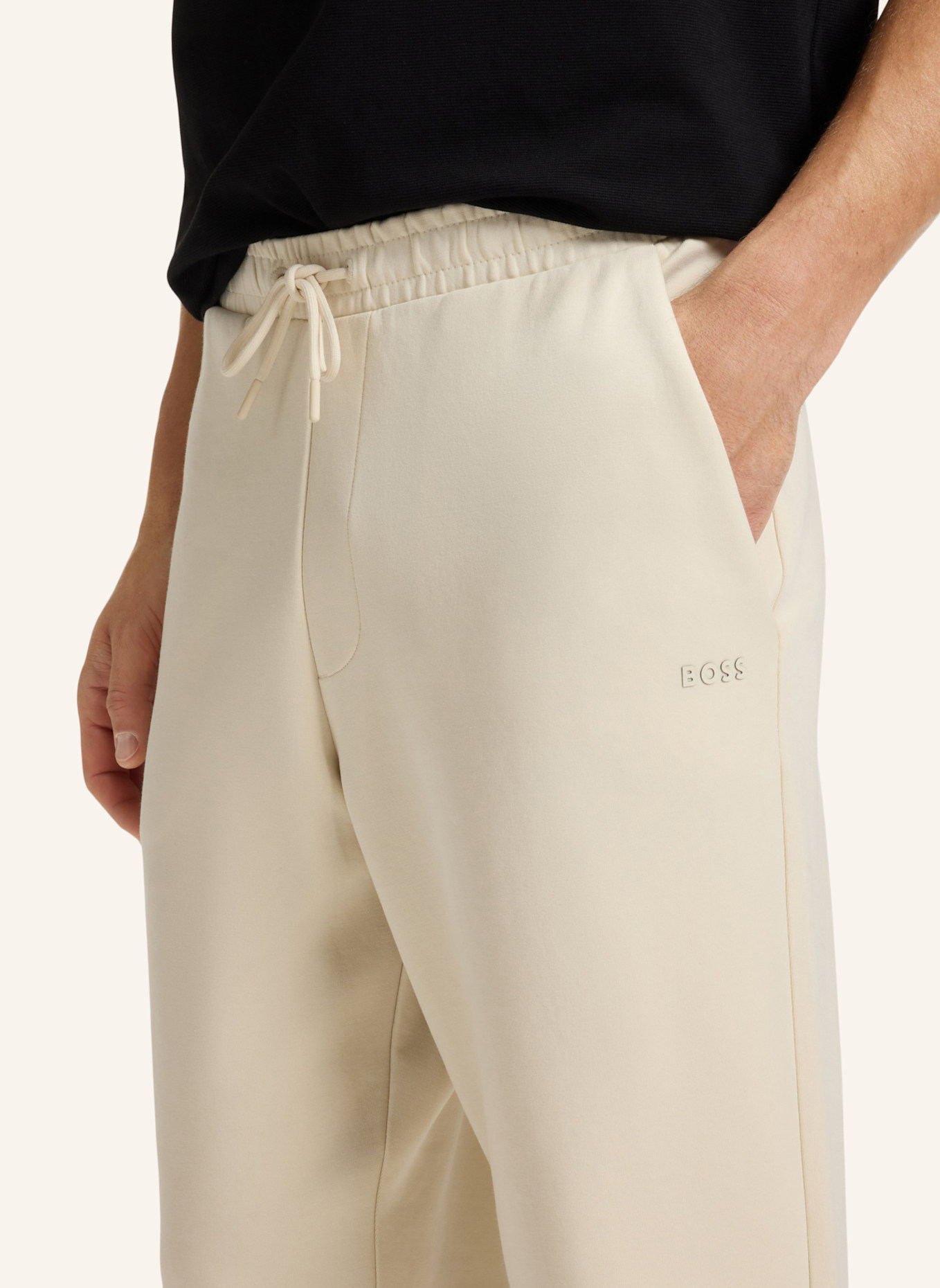 BOSS Casual Hose HADIKO Regular Fit: WEISS