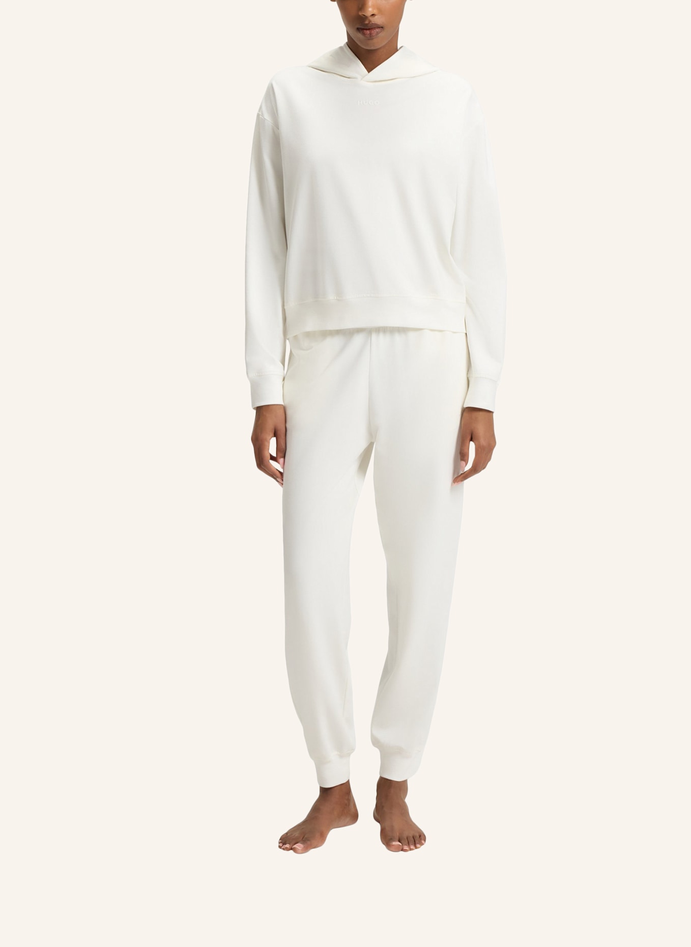 HUGO Loungewear Unterteil SHUFFLE_PANTS: WEISS