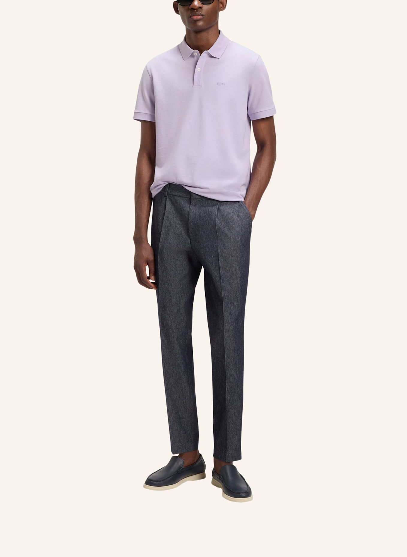 BOSS Poloshirt PALLAS Regular Fit: HELLLILA