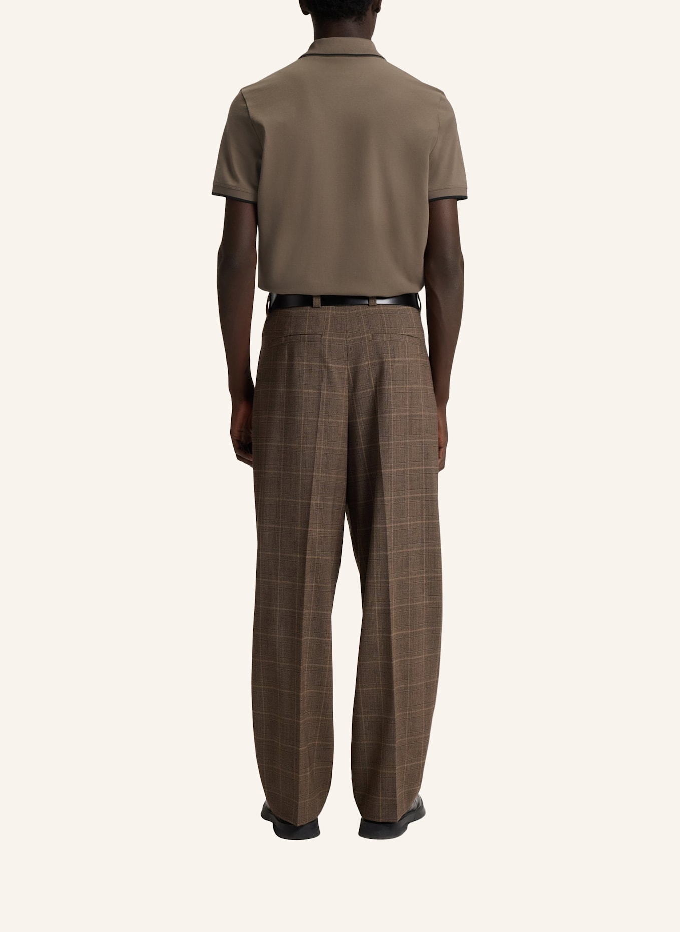 HUGO Poloshirt DINOSO222 Slim Fit: GRAU