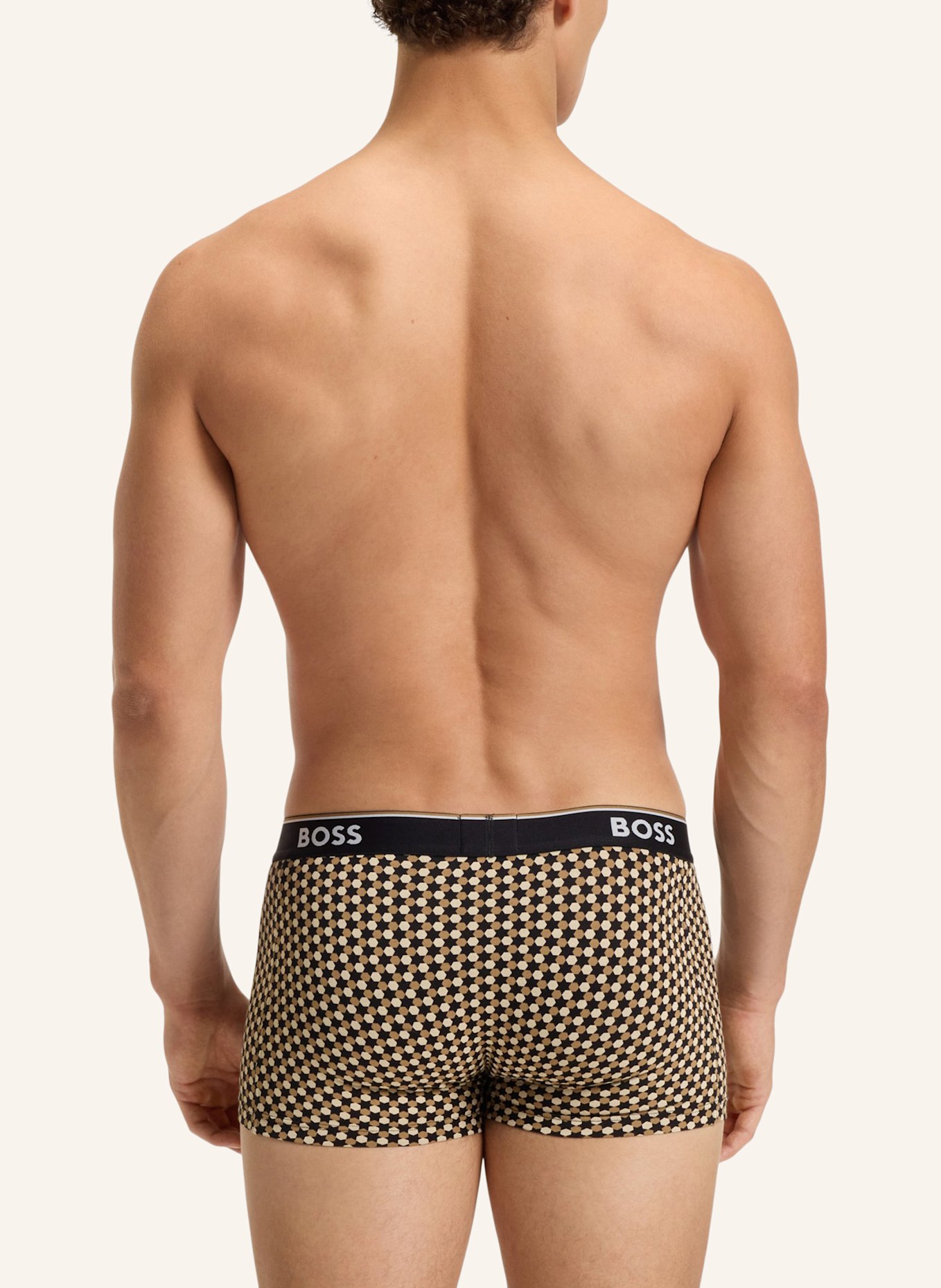 BOSS Boxershort TRUNK 3P POWER DESIG: WEISS