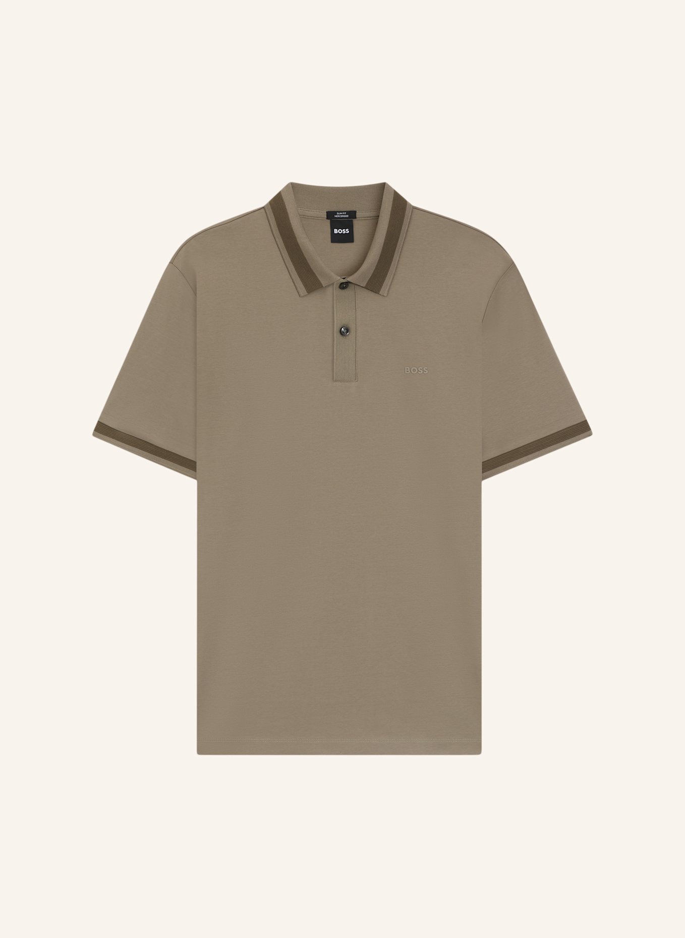 BOSS Poloshirt H-PHILLIPSON 200 Slim Fit: BRAUN