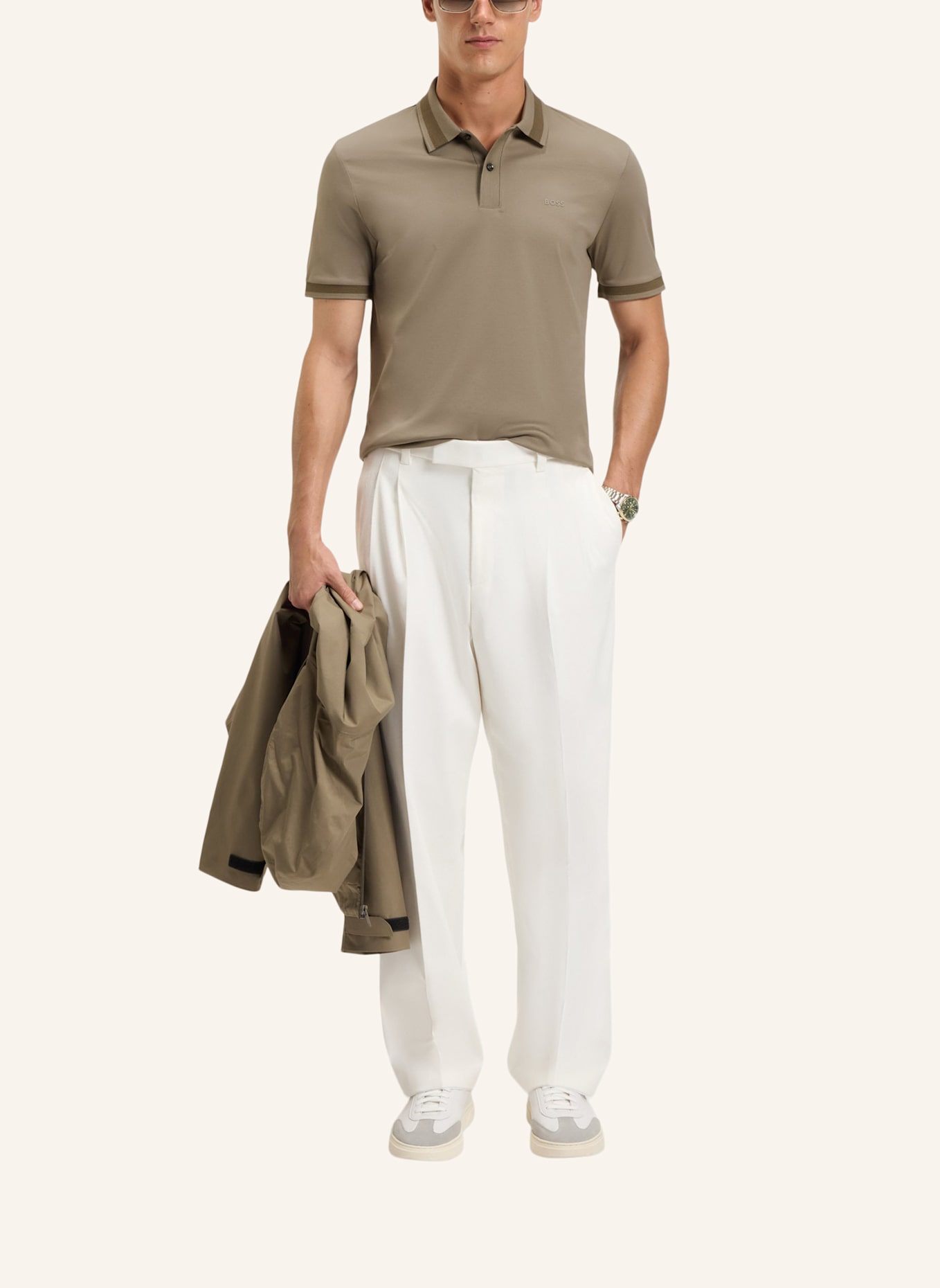 BOSS Poloshirt H-PHILLIPSON 200 Slim Fit: BRAUN