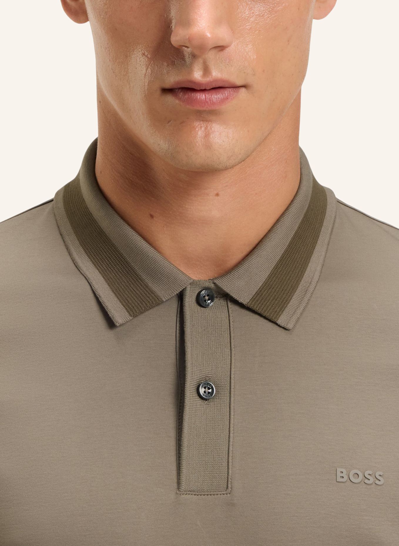 BOSS Poloshirt H-PHILLIPSON 200 Slim Fit: BRAUN