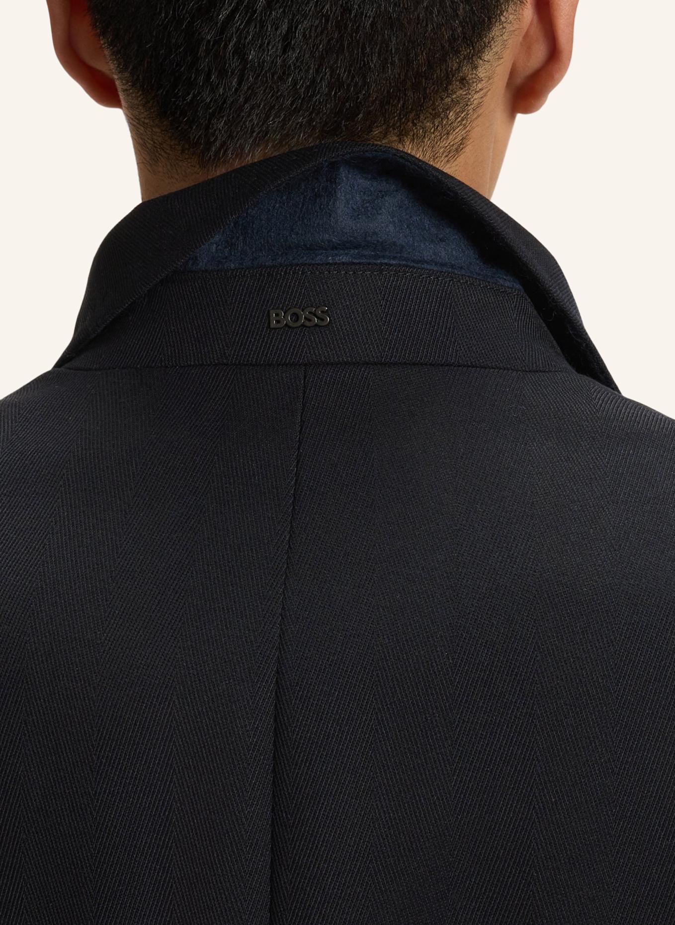 BOSS Klassischer Mantel H-HYDE-BIB-254 Slim Fit: DUNKELBLAU