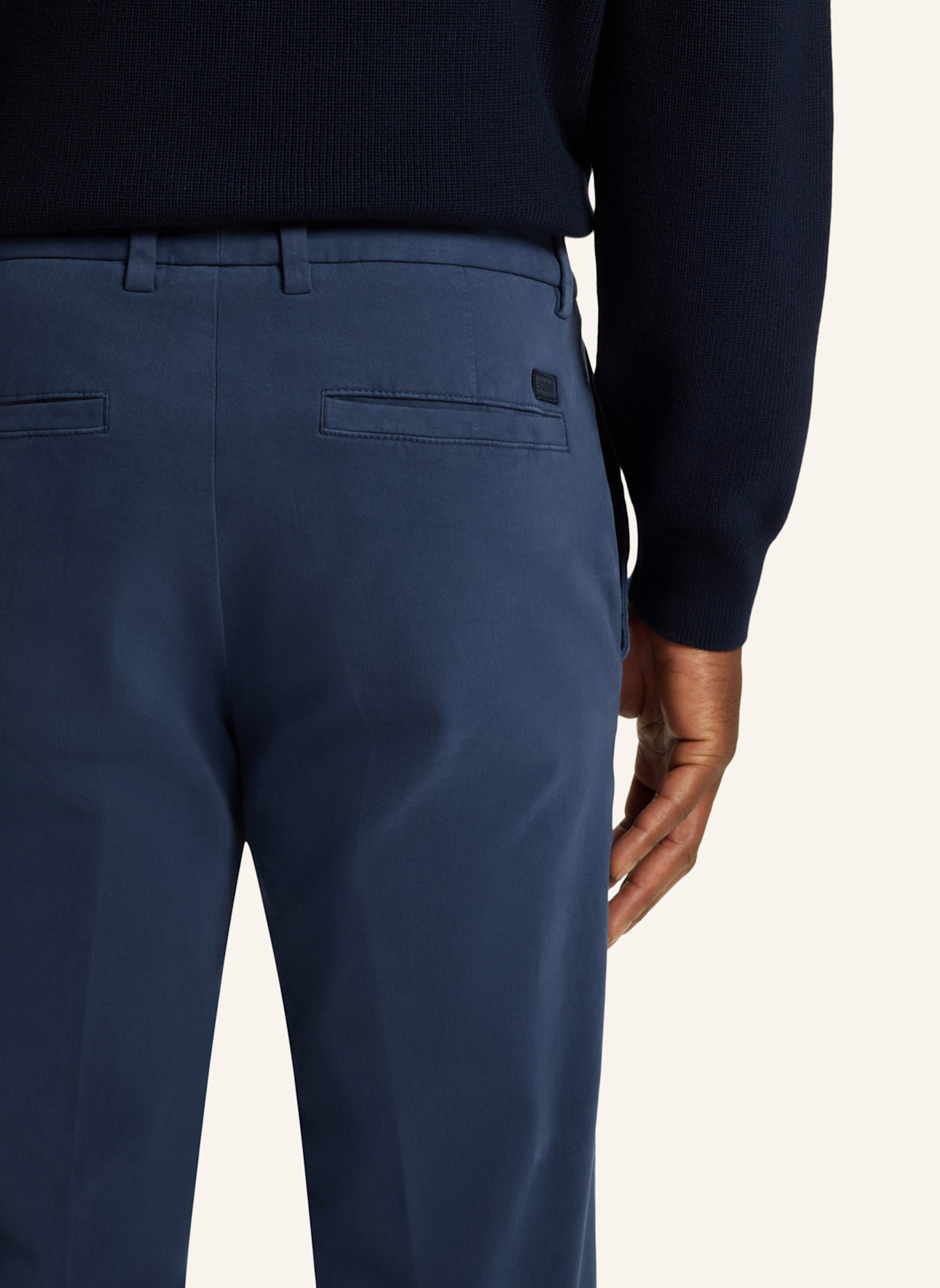 BOSS Casual Hose H-KAITON1 Slim Fit: BLAU/ HELLBLAU