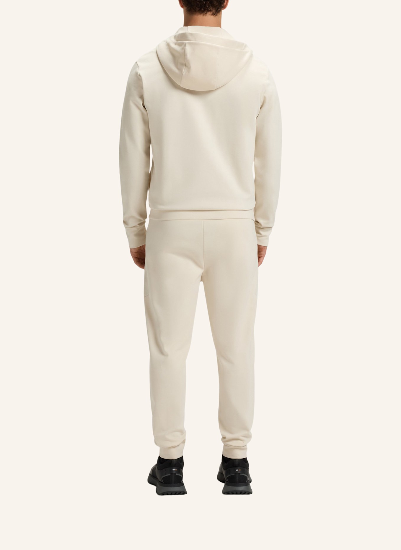 BOSS Sweatshirt SAGGY FUTURE Relaxed Fit: WEISS