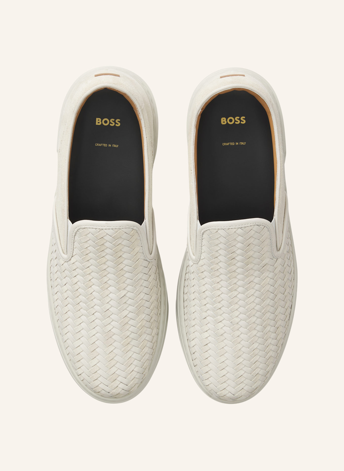 BOSS Casual Slipper GARY_SLON_SDWV_204: WEISS