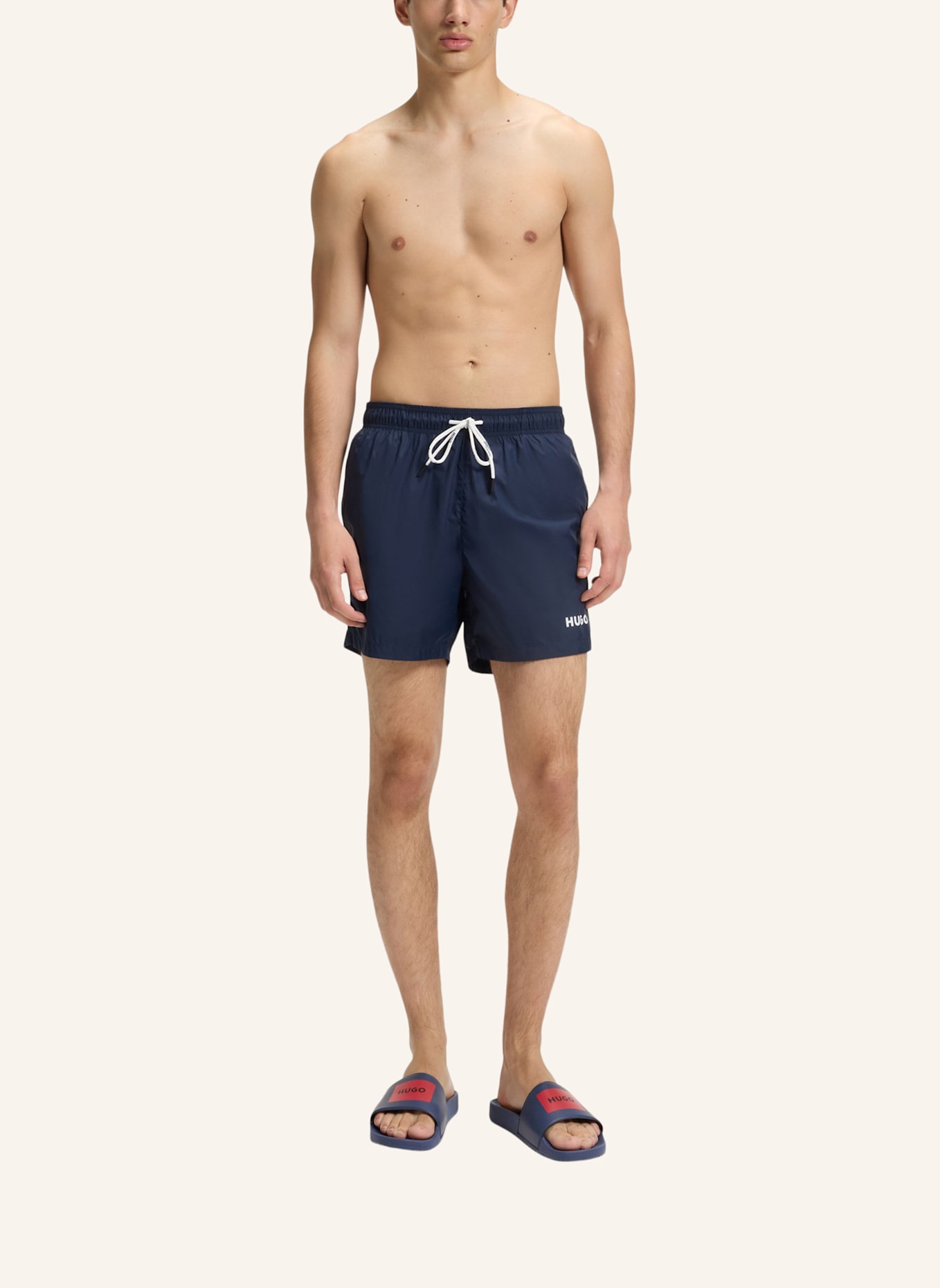 HUGO Pantoletten TIMEIN: BLAU