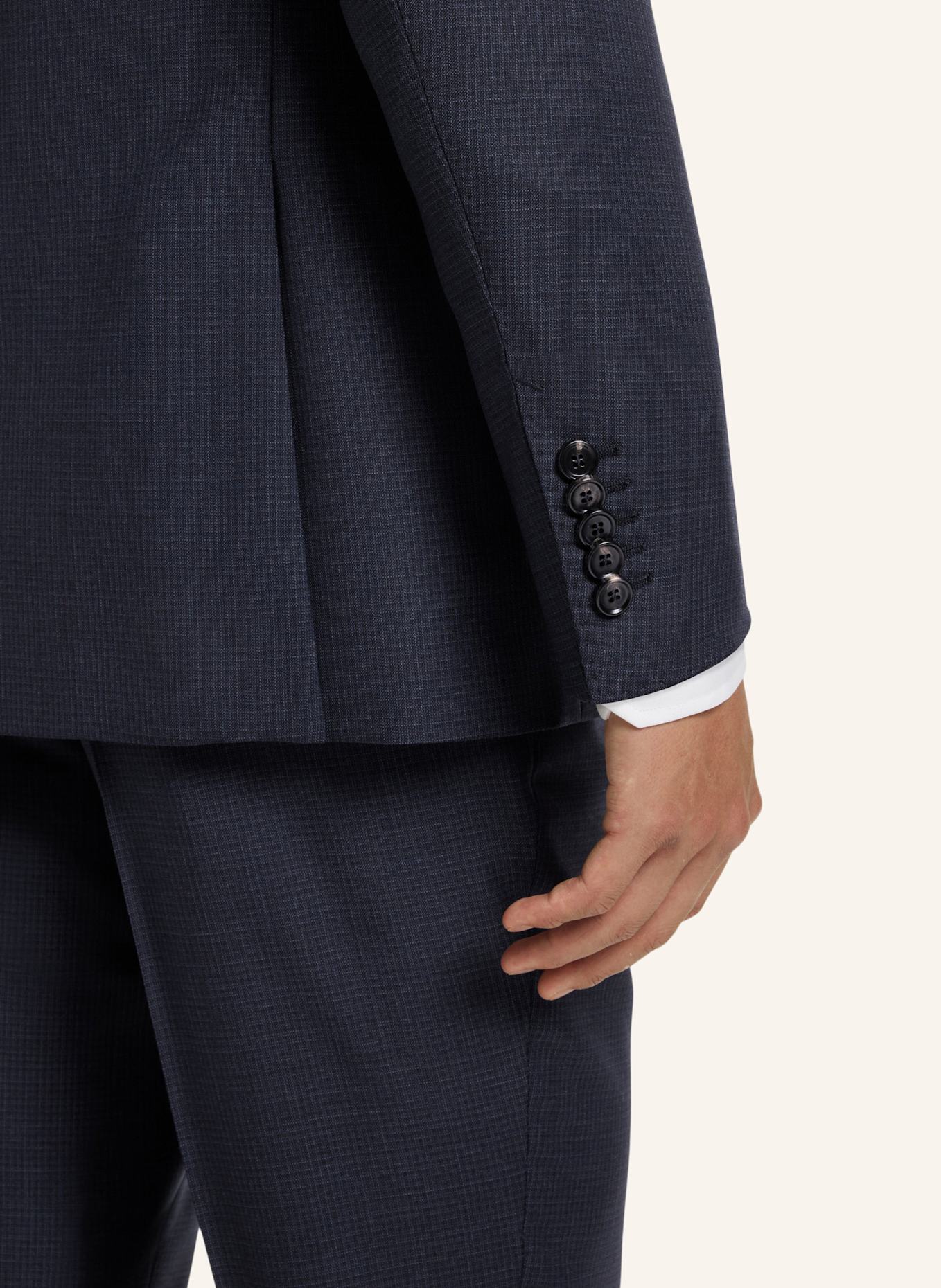 BOSS Business Anzug L-HARVERS-2PCS-241 Slim Fit: DUNKELBLAU