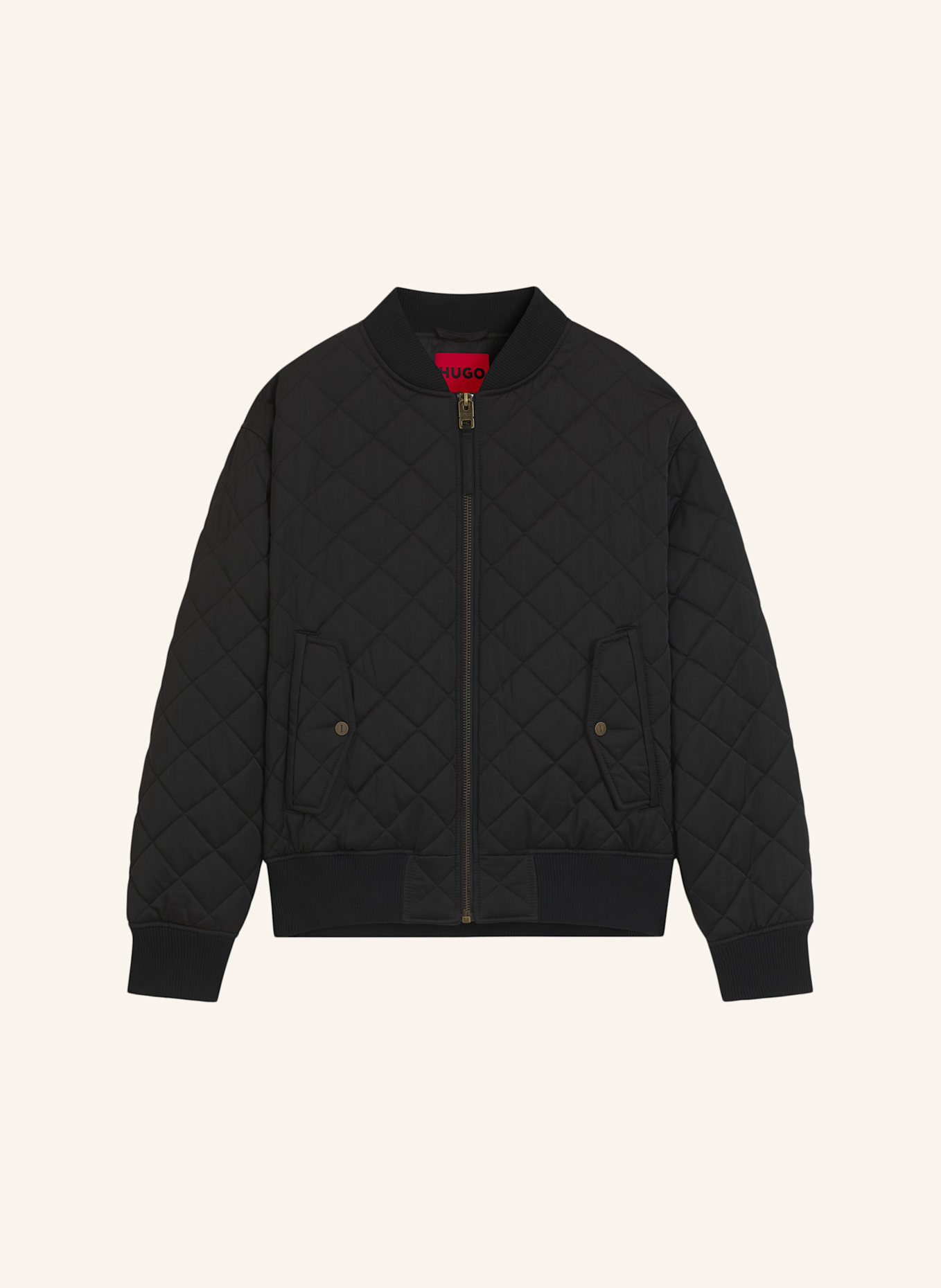 HUGO Casual Jacke BICOL2541 Regular Fit: SCHWARZ