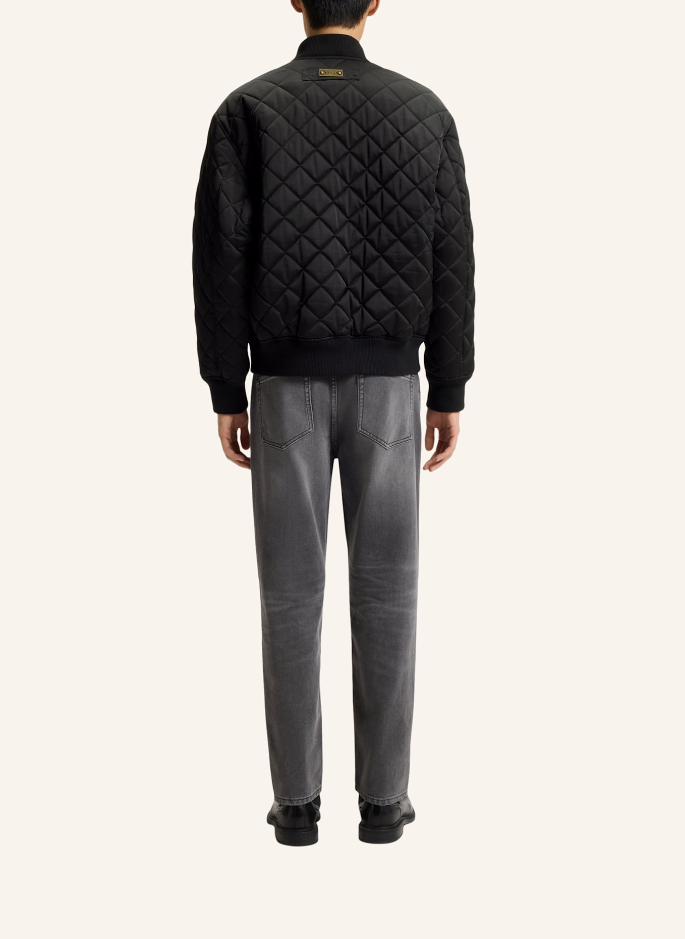 HUGO Casual Jacke BICOL2541 Regular Fit: SCHWARZ