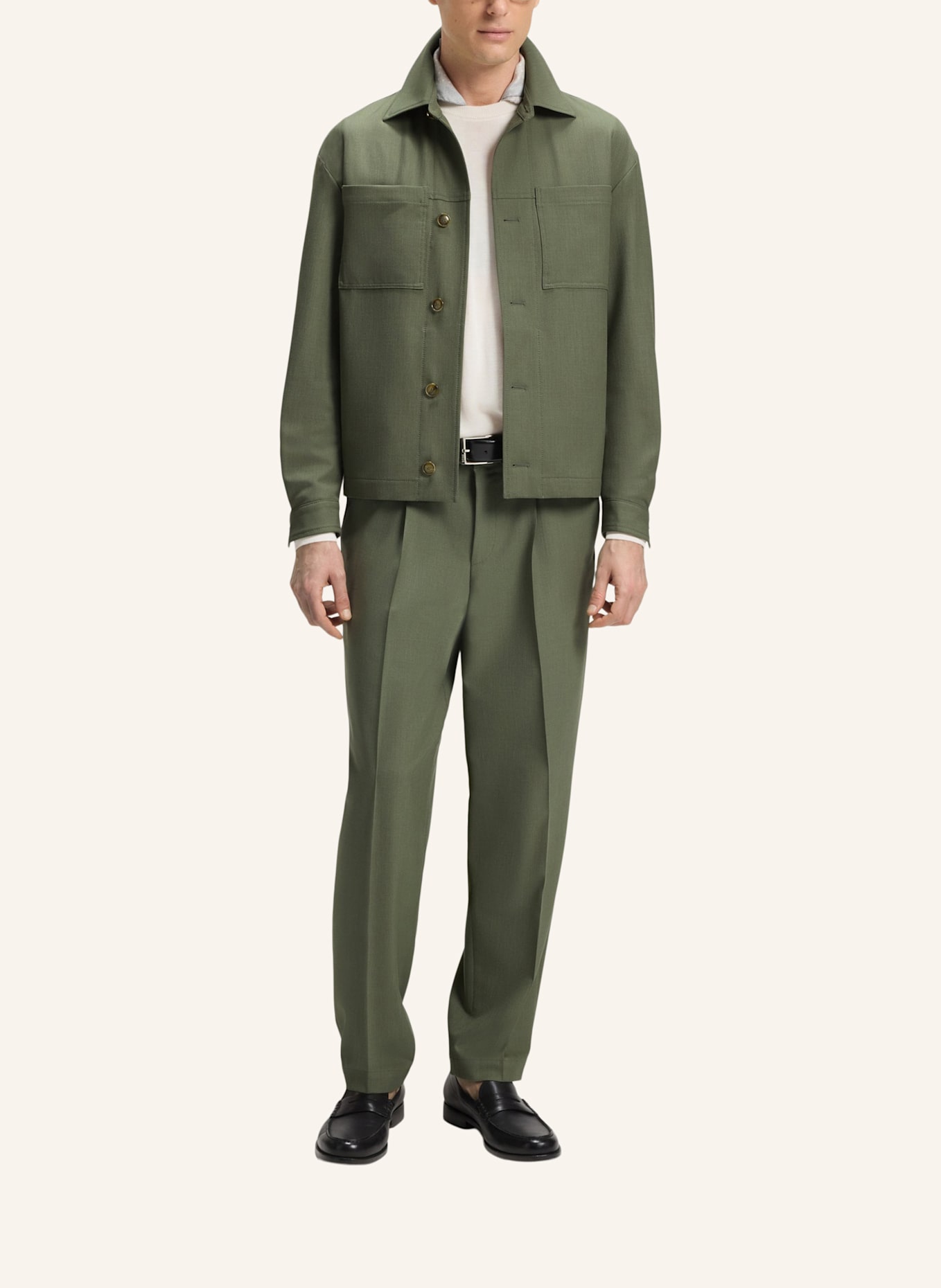 BOSS Blazer P-CRAIG-WG-253 Relaxed Fit: GRÜN