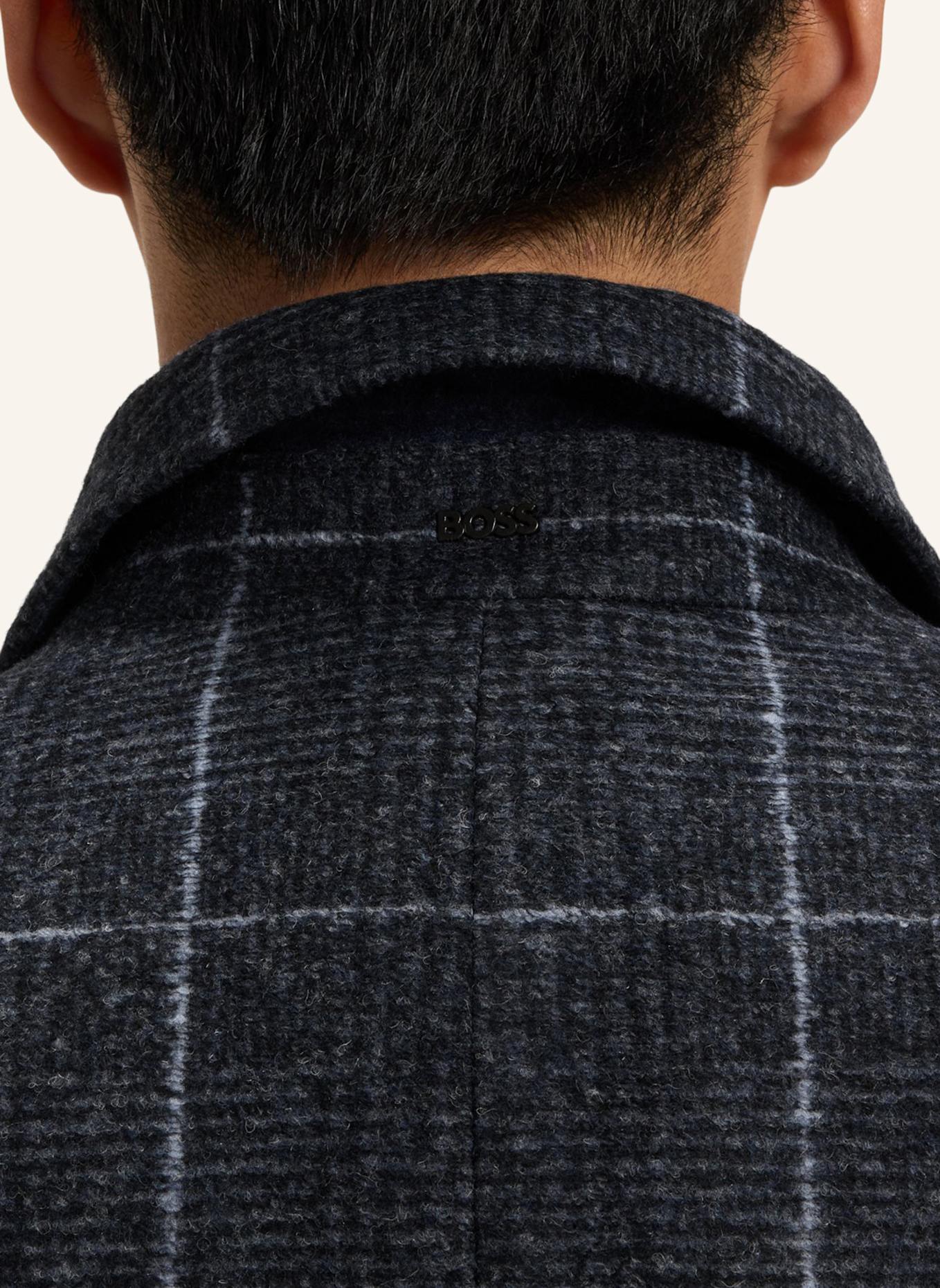 BOSS Klassischer Mantel H-HYDE-J-254 Slim Fit: DUNKELBLAU