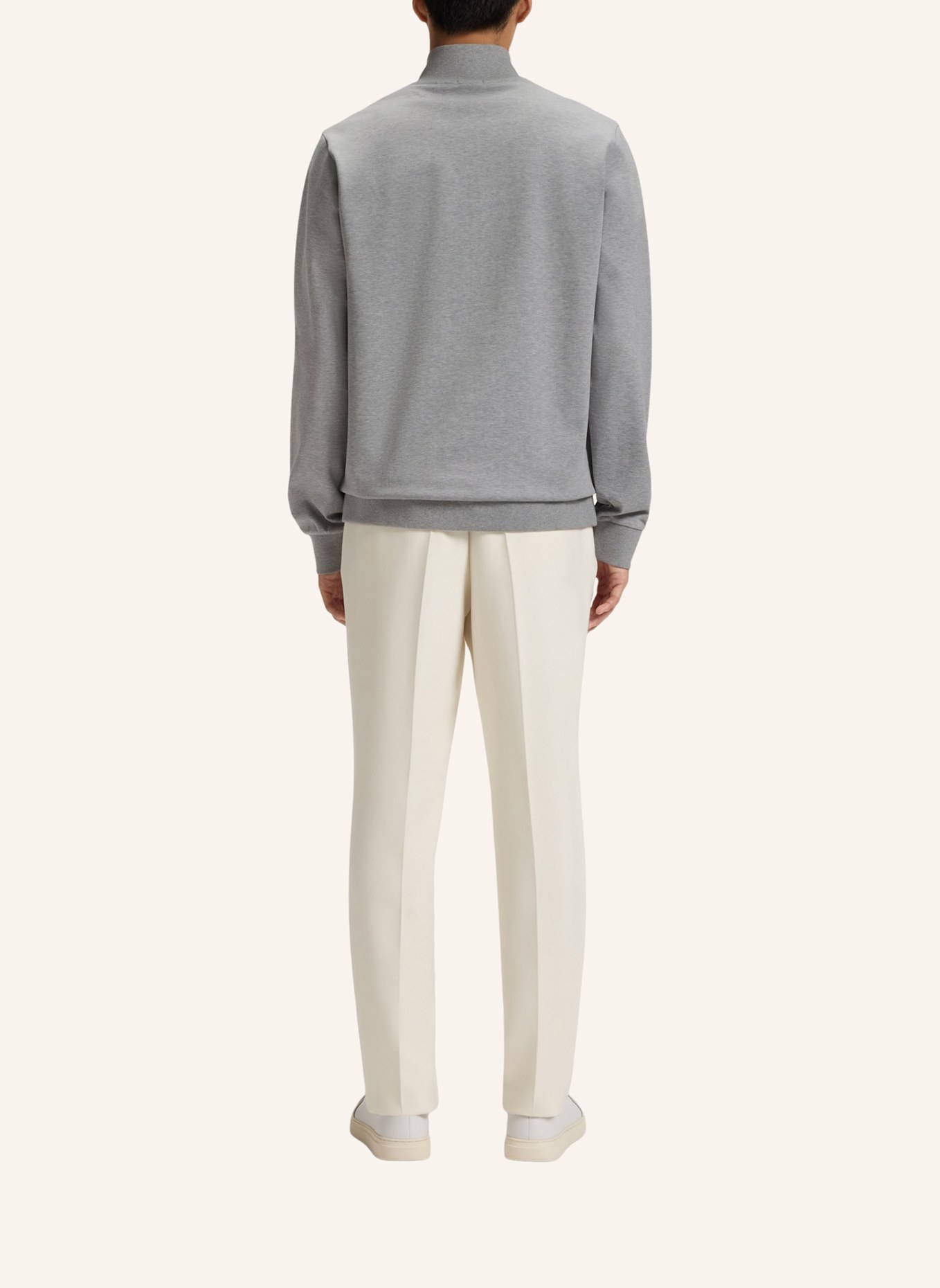 BOSS Sweatshirt H-STIMMANN 109 Regular Fit: SILBER