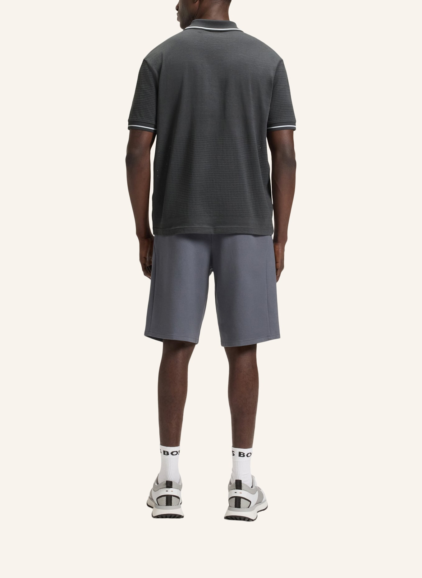 BOSS Poloshirt POLO RETRO TL Relaxed Fit: DUNKELGRAU