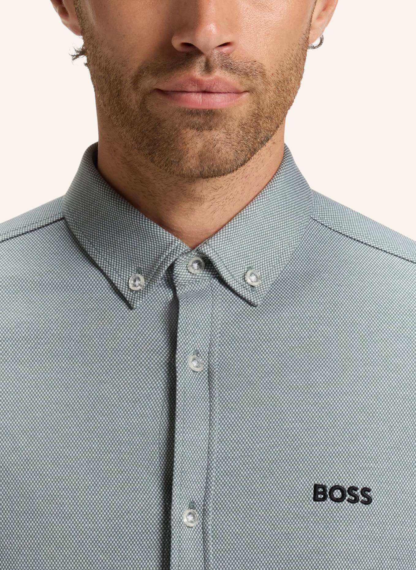 BOSS Casual Hemd B_MOTION L Regular Fit: GRÜN