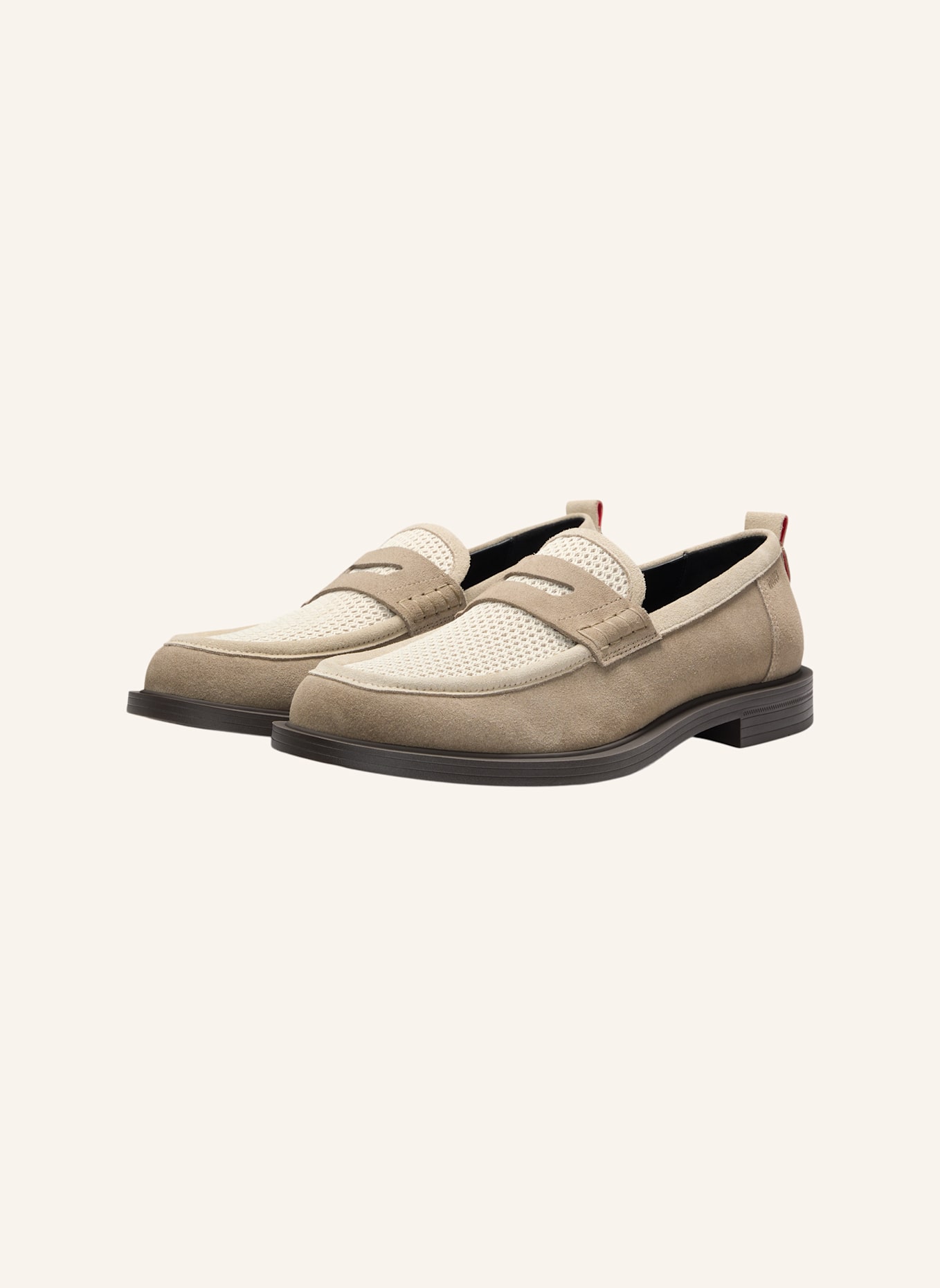 HUGO Casual Slipper VARIAN_LOAF_SDME: BEIGE