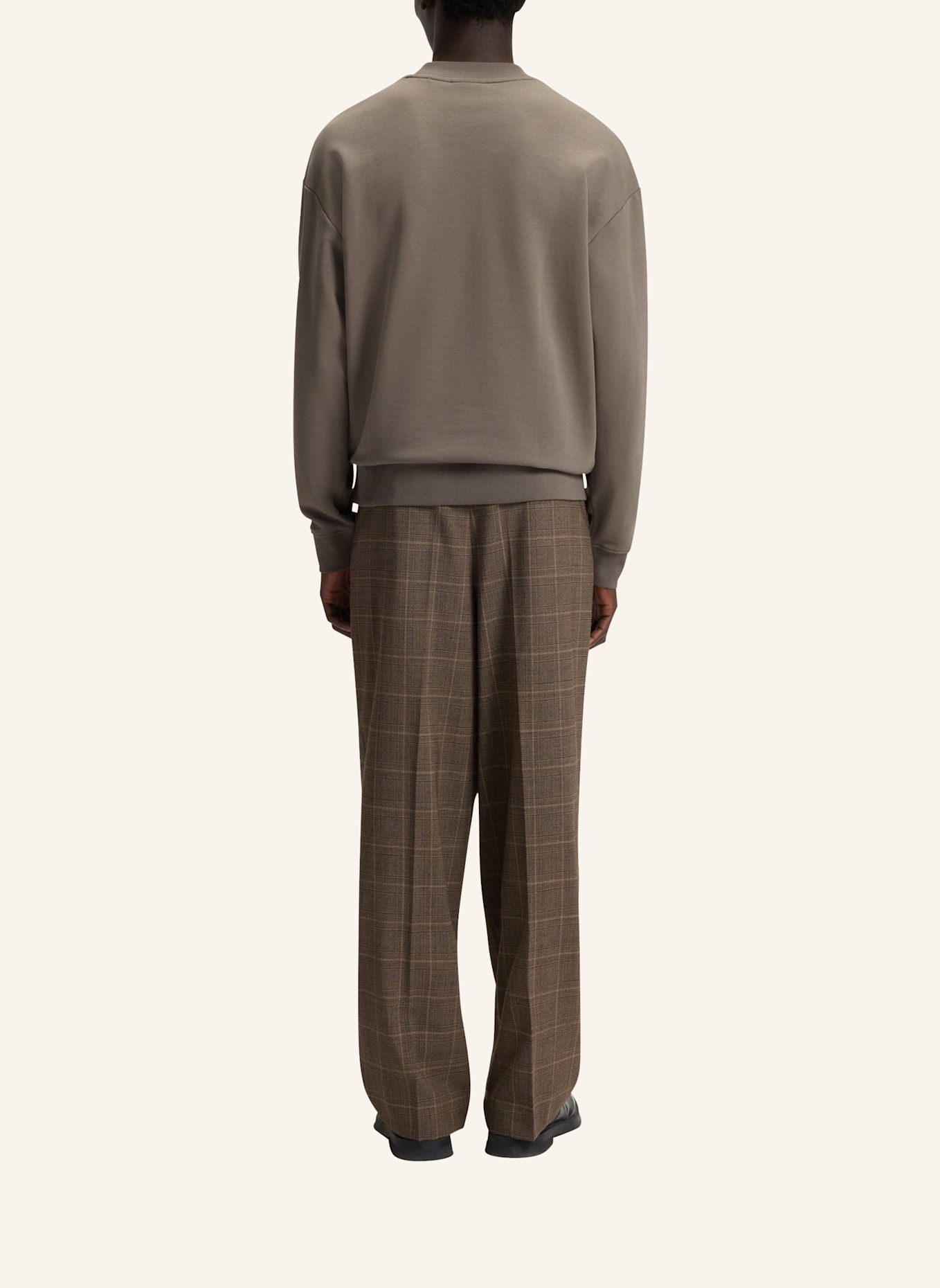 HUGO Sweatshirt DAPOCREW: GRAU