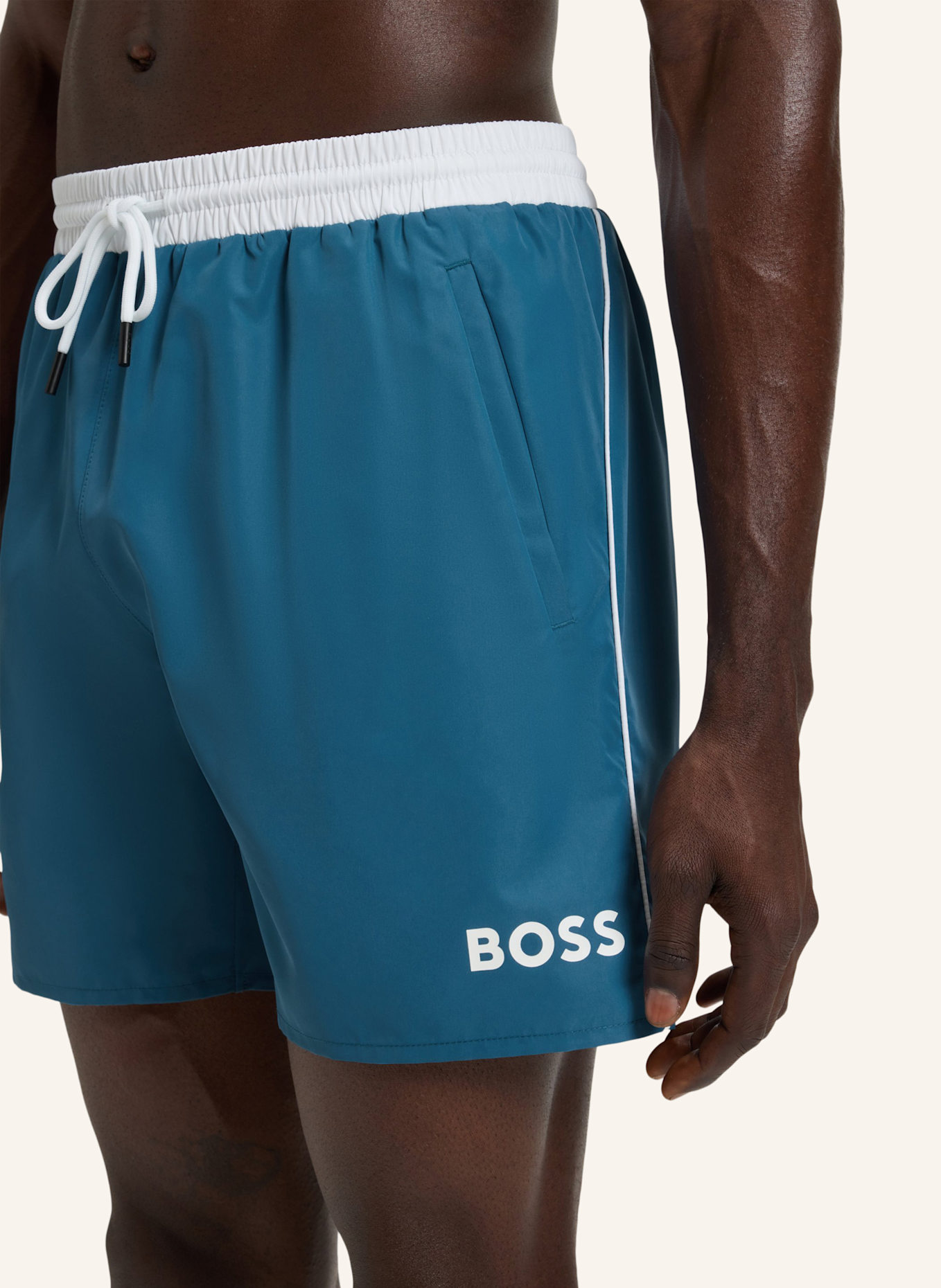 BOSS Badeshorts STARFISH: HELLBLAU