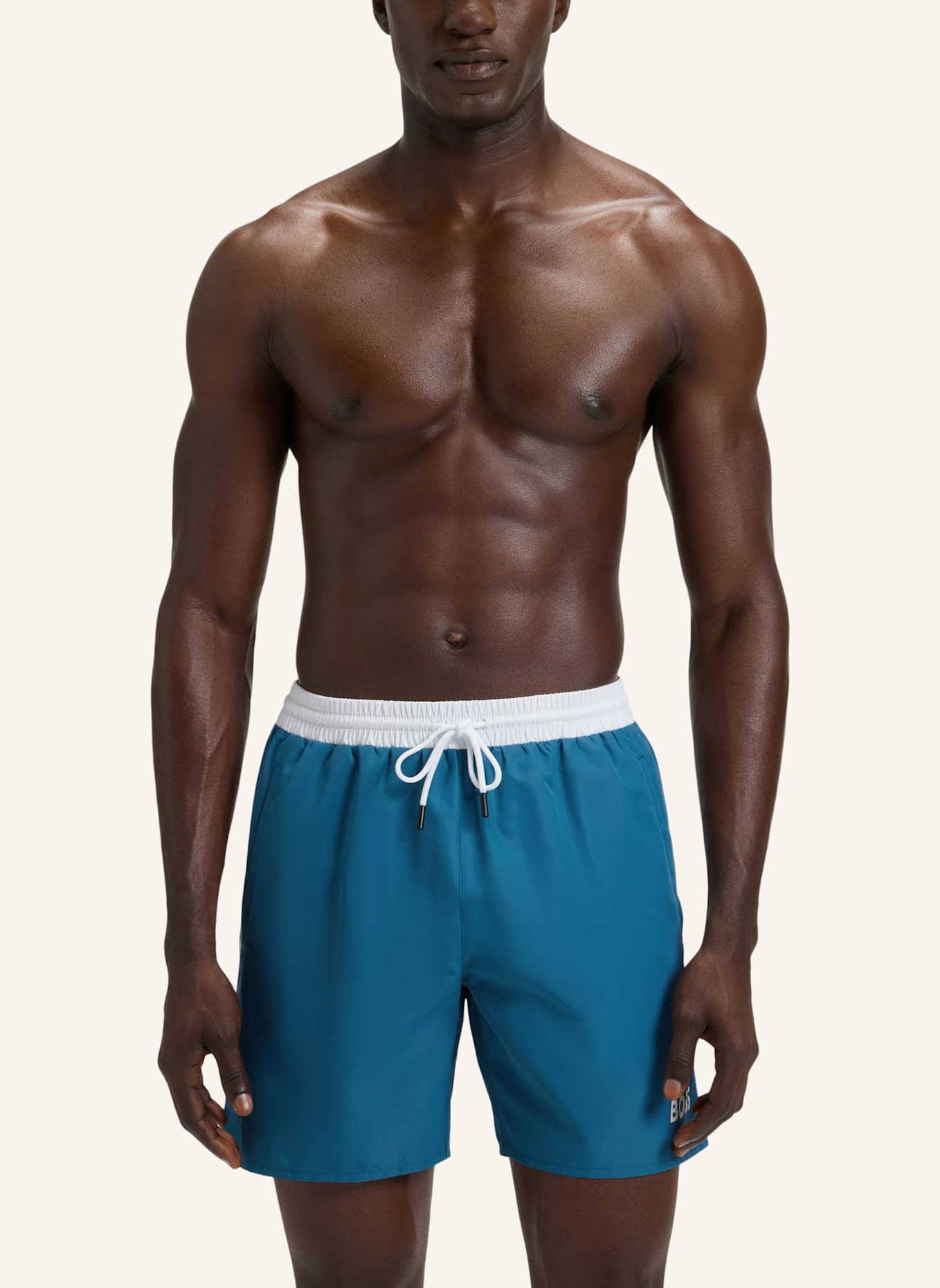 BOSS Badeshorts STARFISH: HELLBLAU