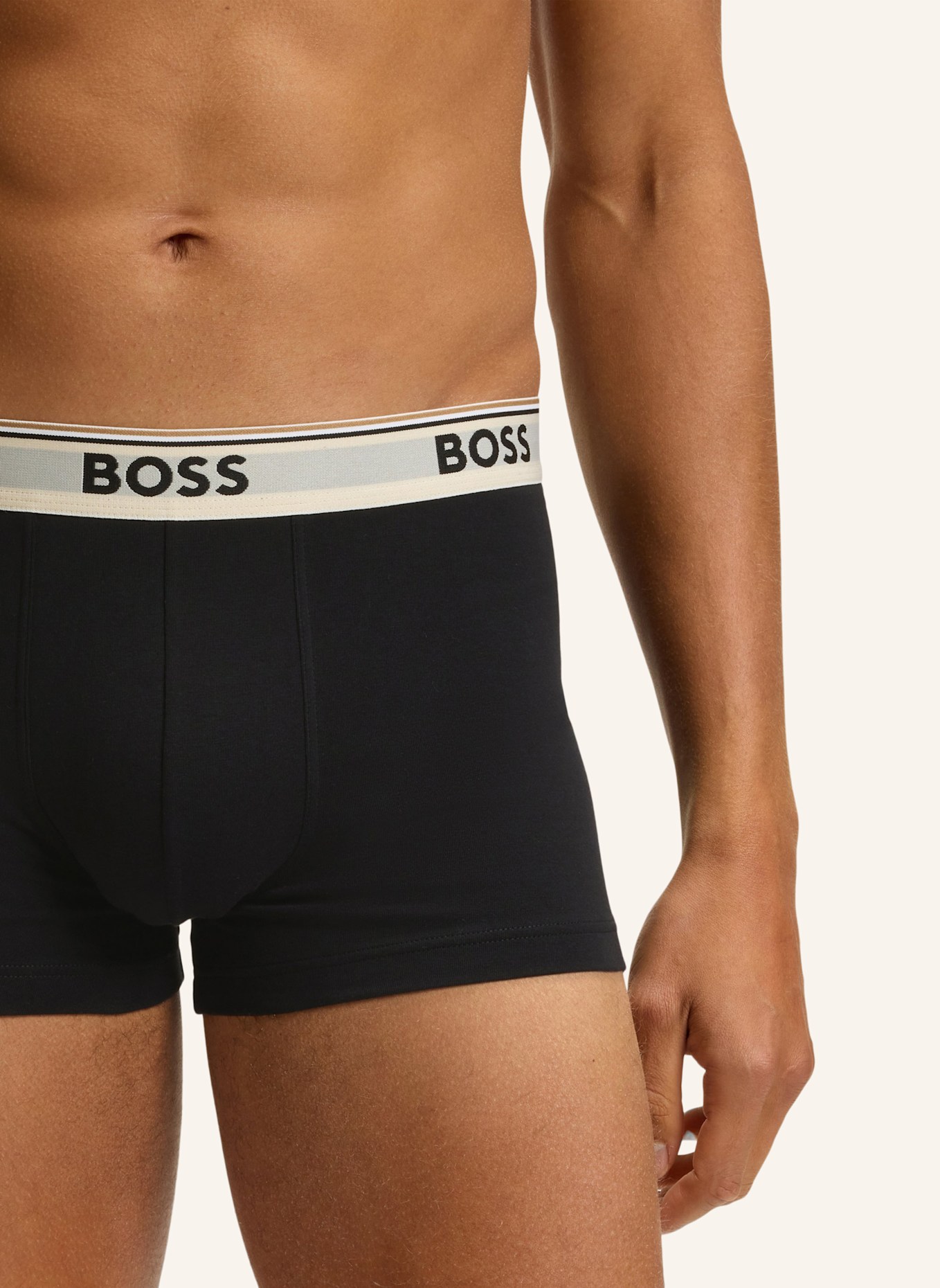 BOSS Boxershort TRUNK 3P POWER: WEISS