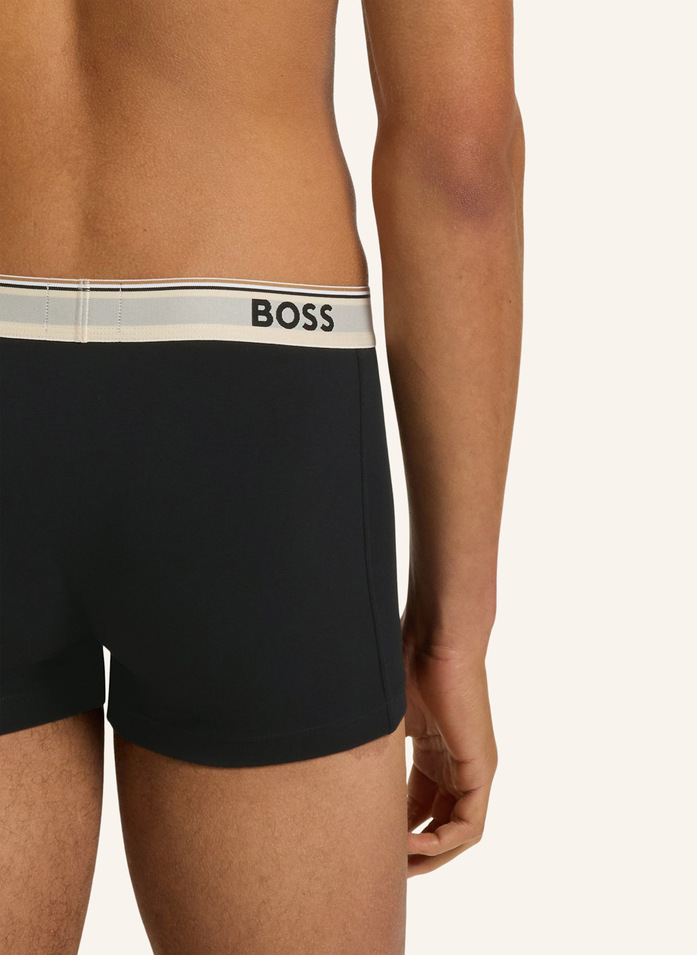 BOSS Boxershort TRUNK 3P POWER: WEISS