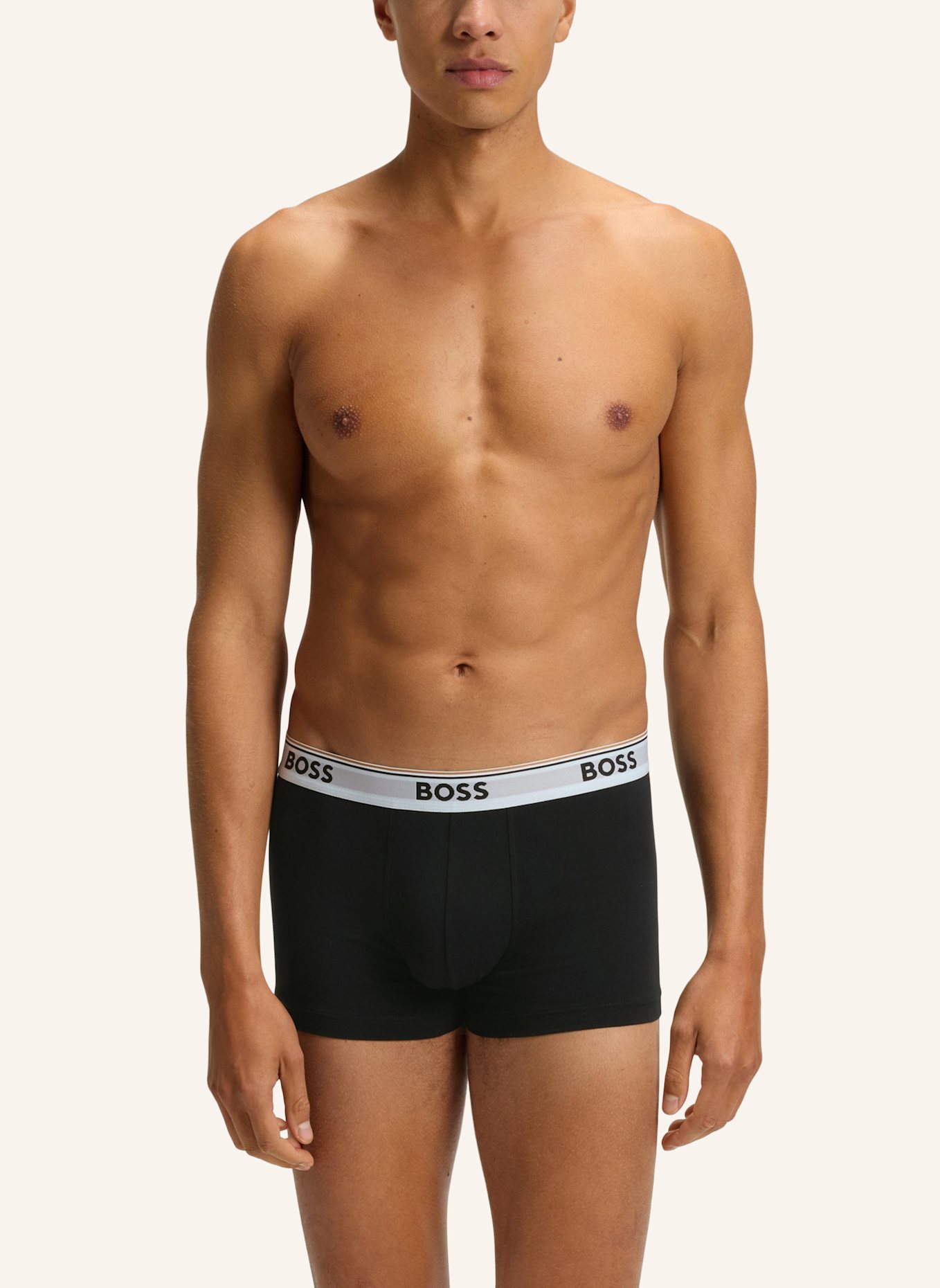 BOSS Boxershort TRUNK 3P POWER: WEISS