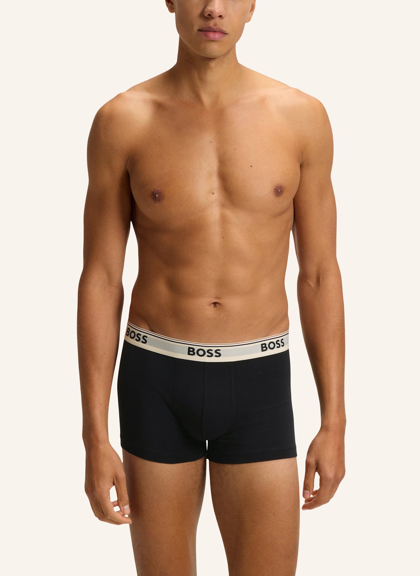 BOSS Boxershort TRUNK 3P POWER: WEISS