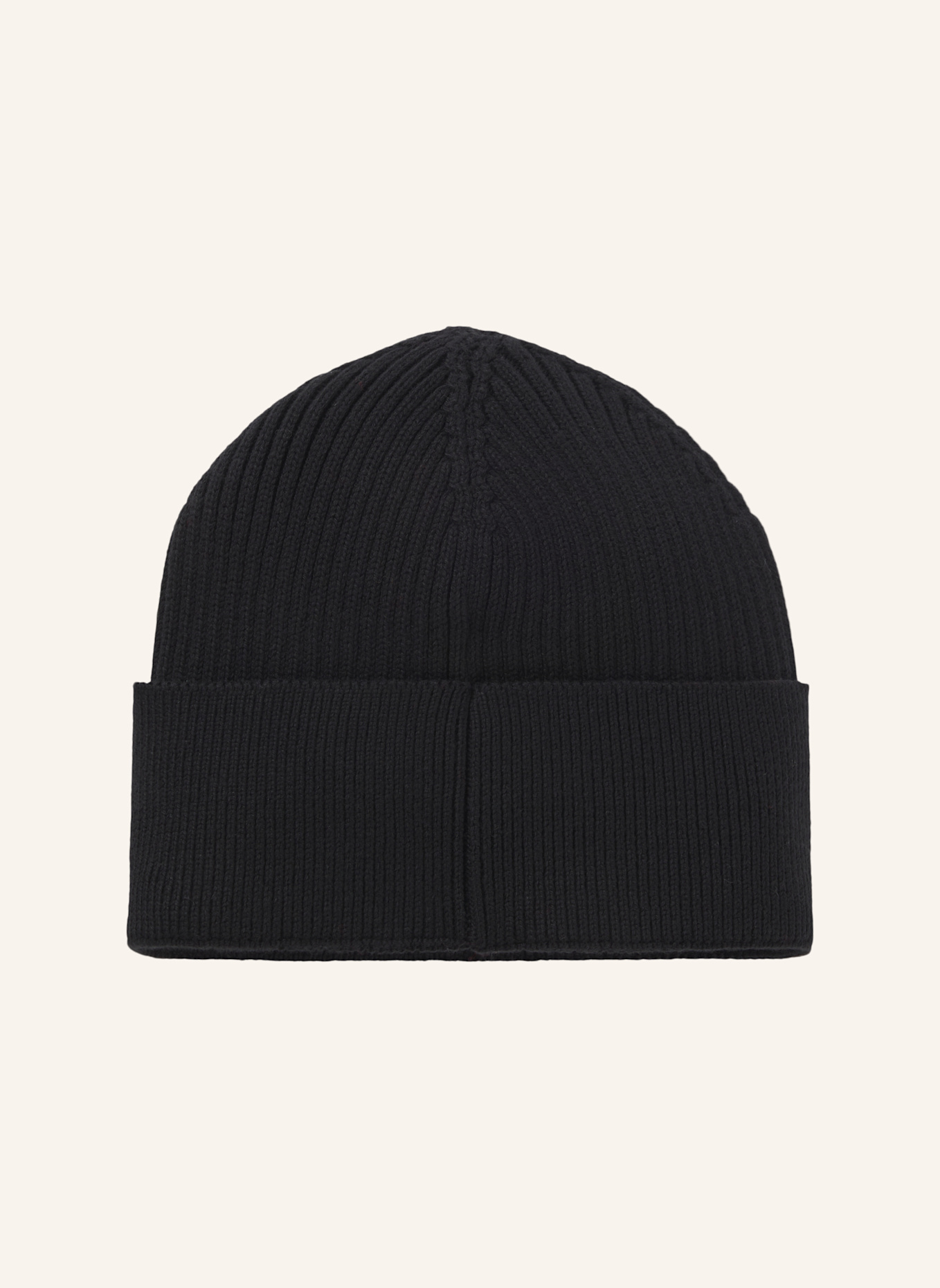 BOSS Strickmütze MAGICO_R_HAT: SCHWARZ