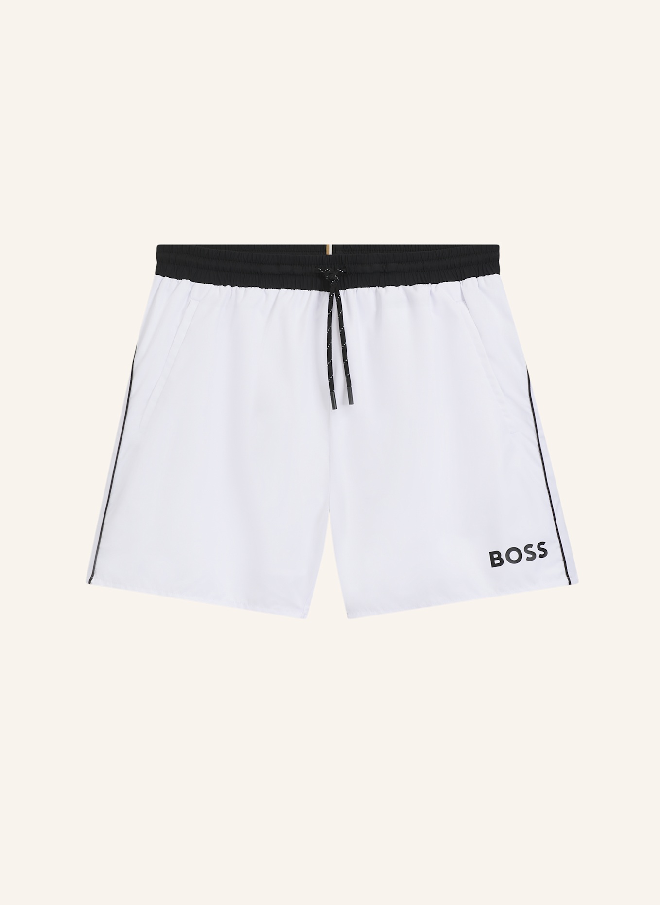 BOSS Badeshorts STARFISH: WEISS