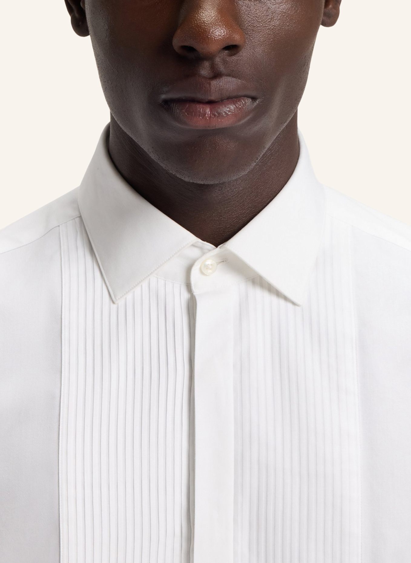 HUGO Business Hemd KAMERON Slim Fit: WEISS